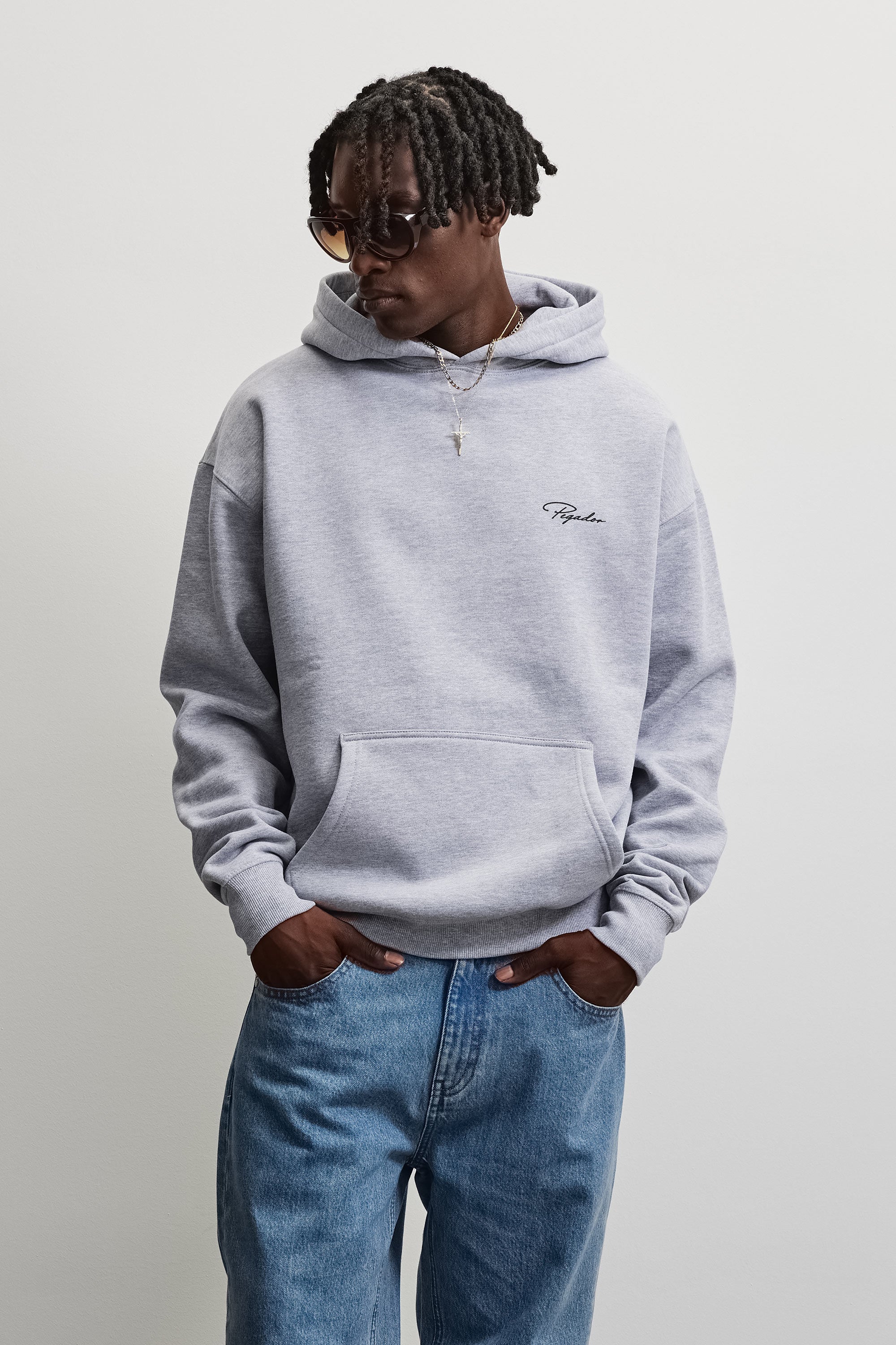PEGADOR Kapuzensweatshirt "Pike Oversized Hoodie", Baumwollmischung, oversize
