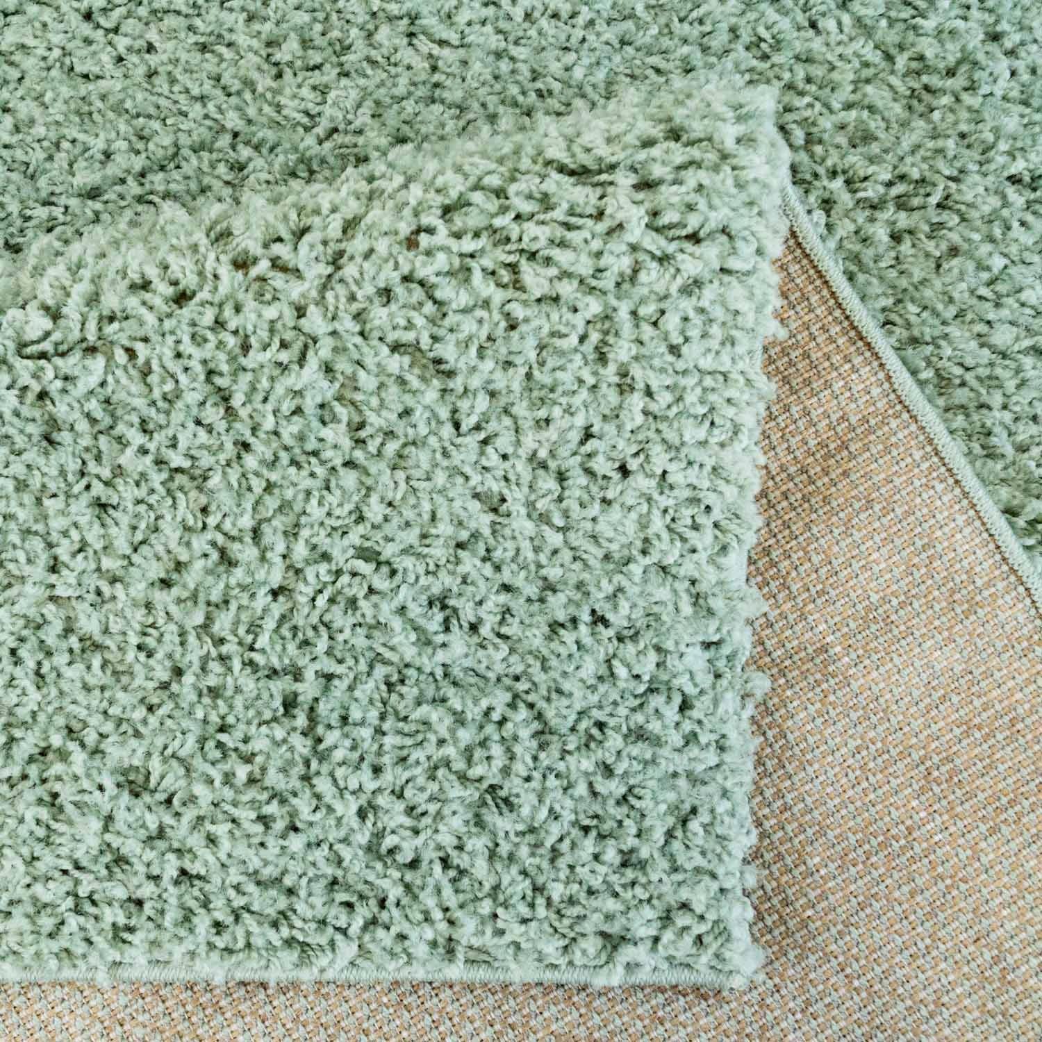 Carpet City Hochflor-Teppich »Pastell Shaggy300«, rechteckig, Shaggy Hochflor Teppich, Uni Farben, Weich