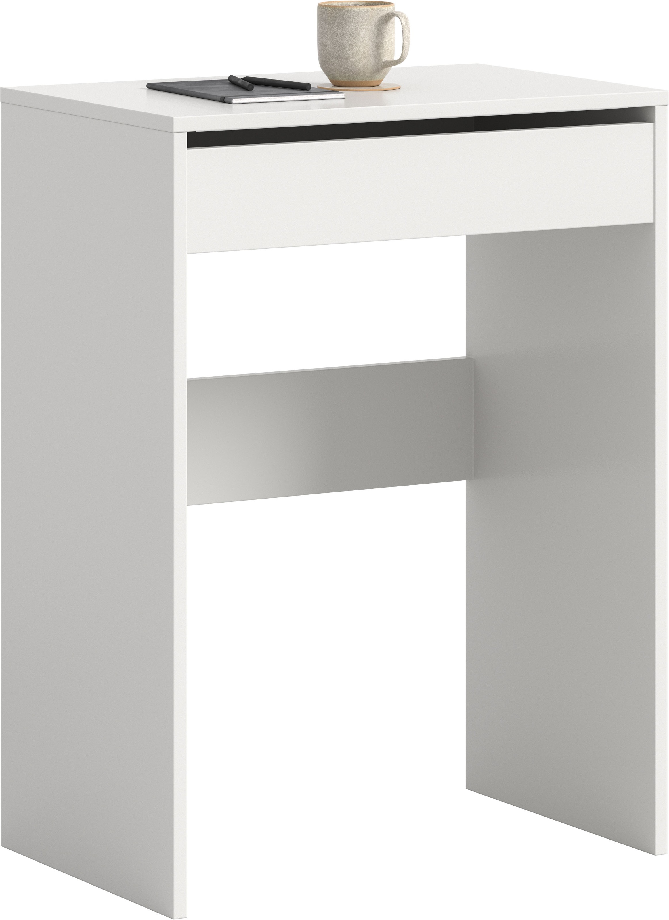 welltime Schminktisch »MIRA, Breite 62cm, aufklappbar mit Innenspiegel & Stauraumfach« Kosmetiktisch, Frieserkommode, Schreibtisch, Home-Office-Schreibtisch