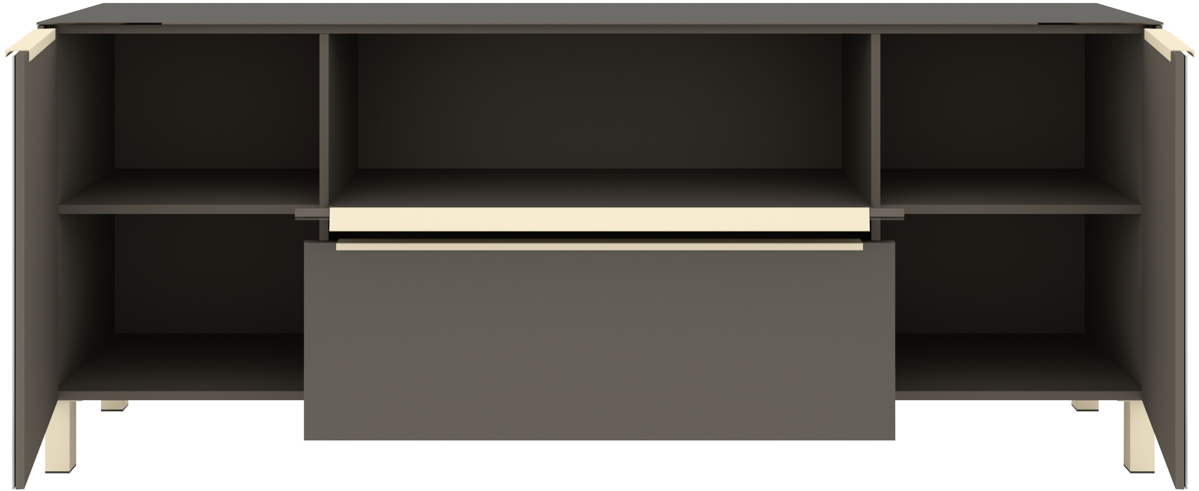 set one by Musterring Lowboard »Reno« 1 Stk. tlg. Mit Vierkantfuß in diversen Farben, 75 cm Höhe & Farbauswahl