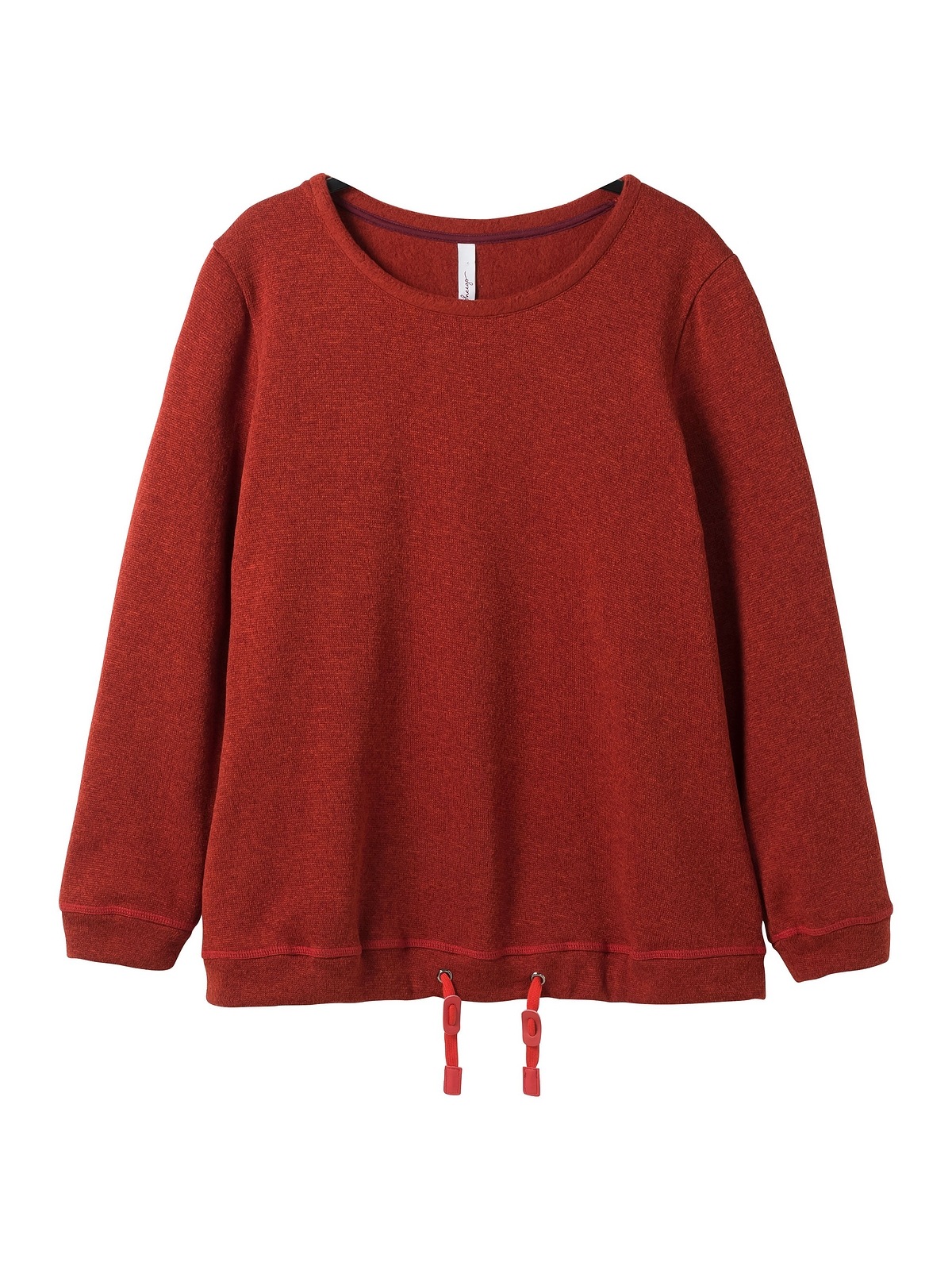 Sheego Sweatshirt »Große Größen«, aus Strickfleece, mit Saum-Tunnelzug
