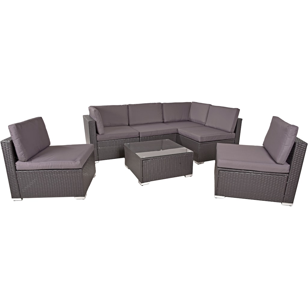 Garden Pleasure Gartenlounge-Set »SANSIBAR«, (7 tlg.)