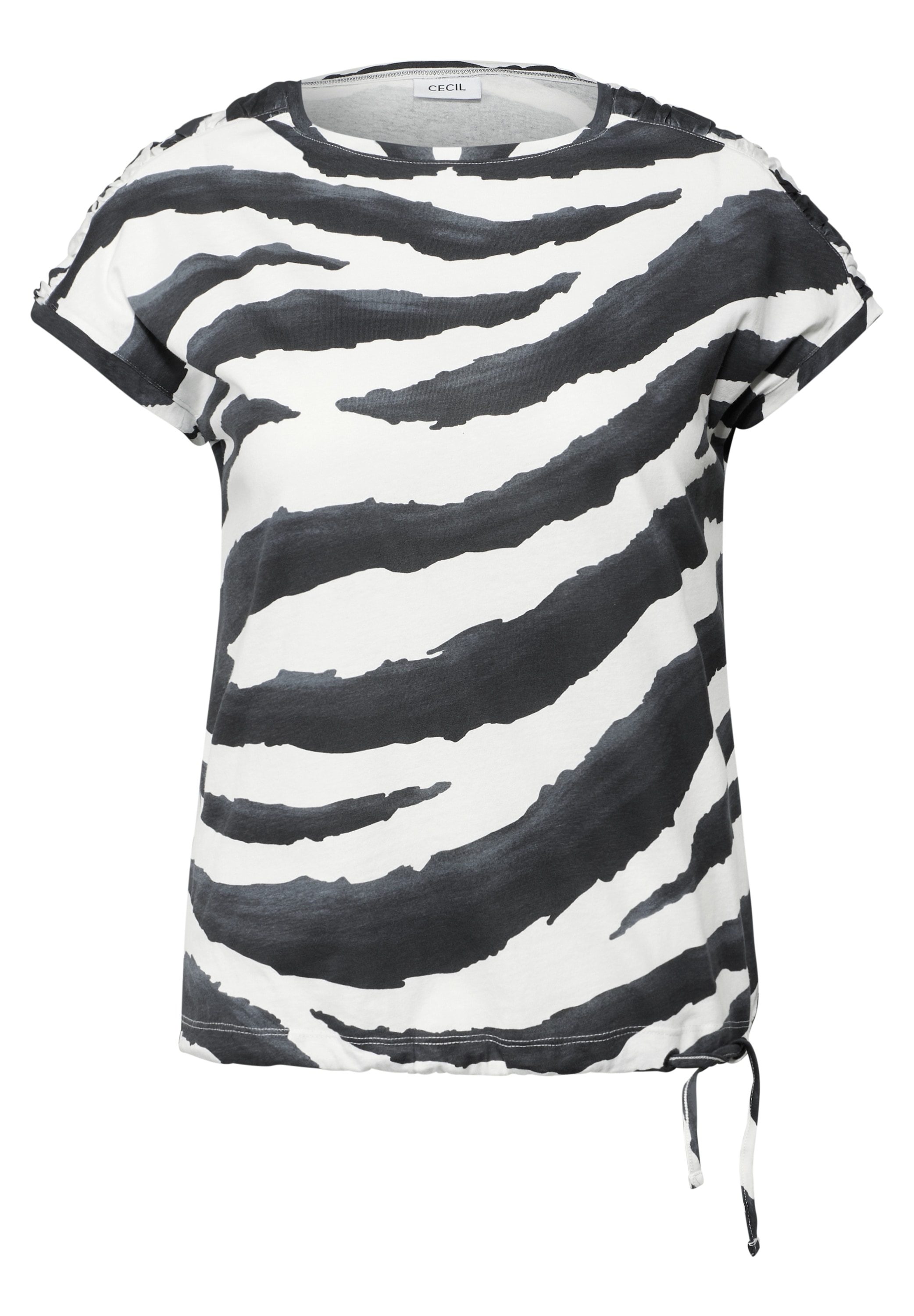 Cecil T-Shirt, mit U-Boot-Ausschnitt