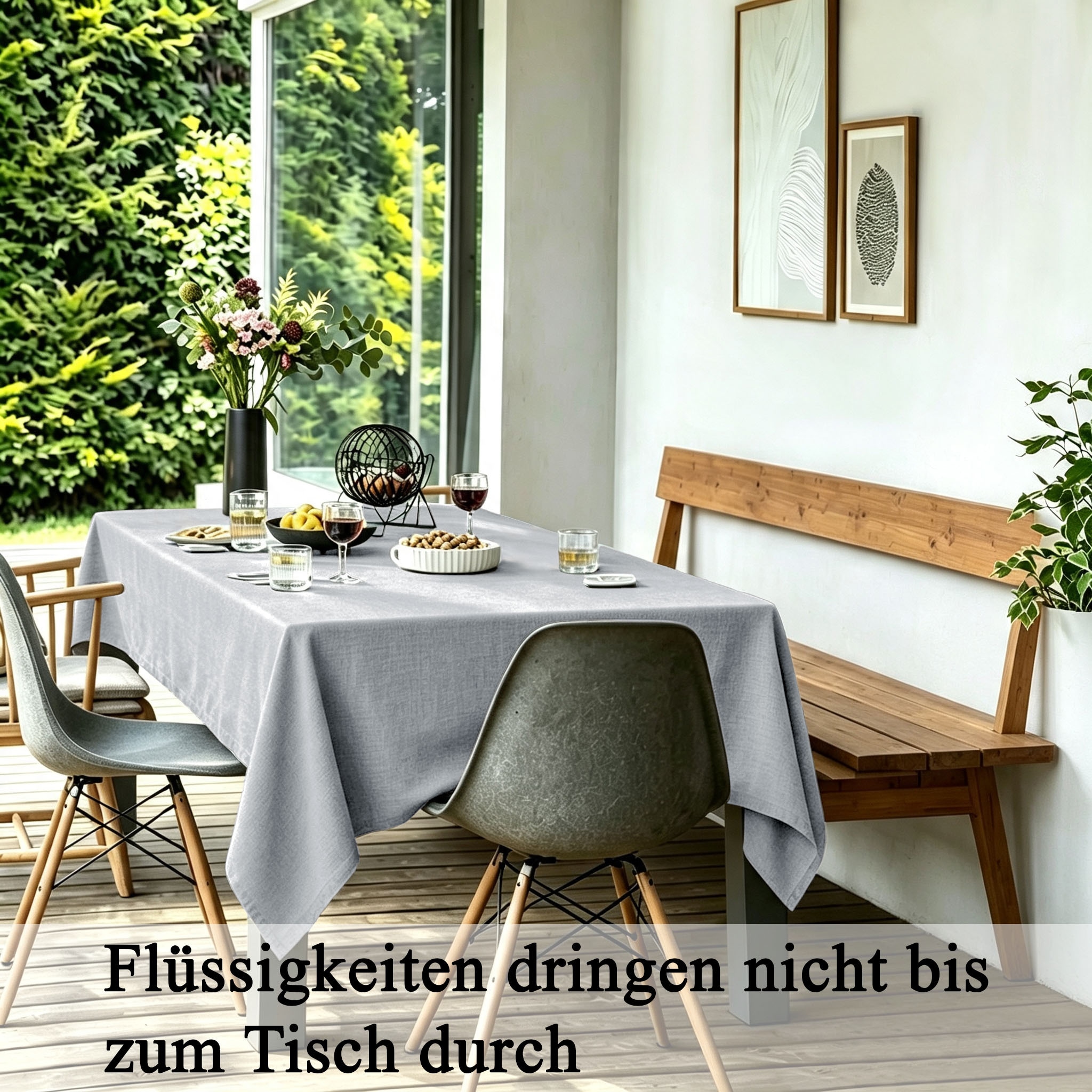 OTTO home 1100000002199 "Ozzie in eckig und rund" Formstabil & pflegeleicht, eckig oder rund, Dekoration