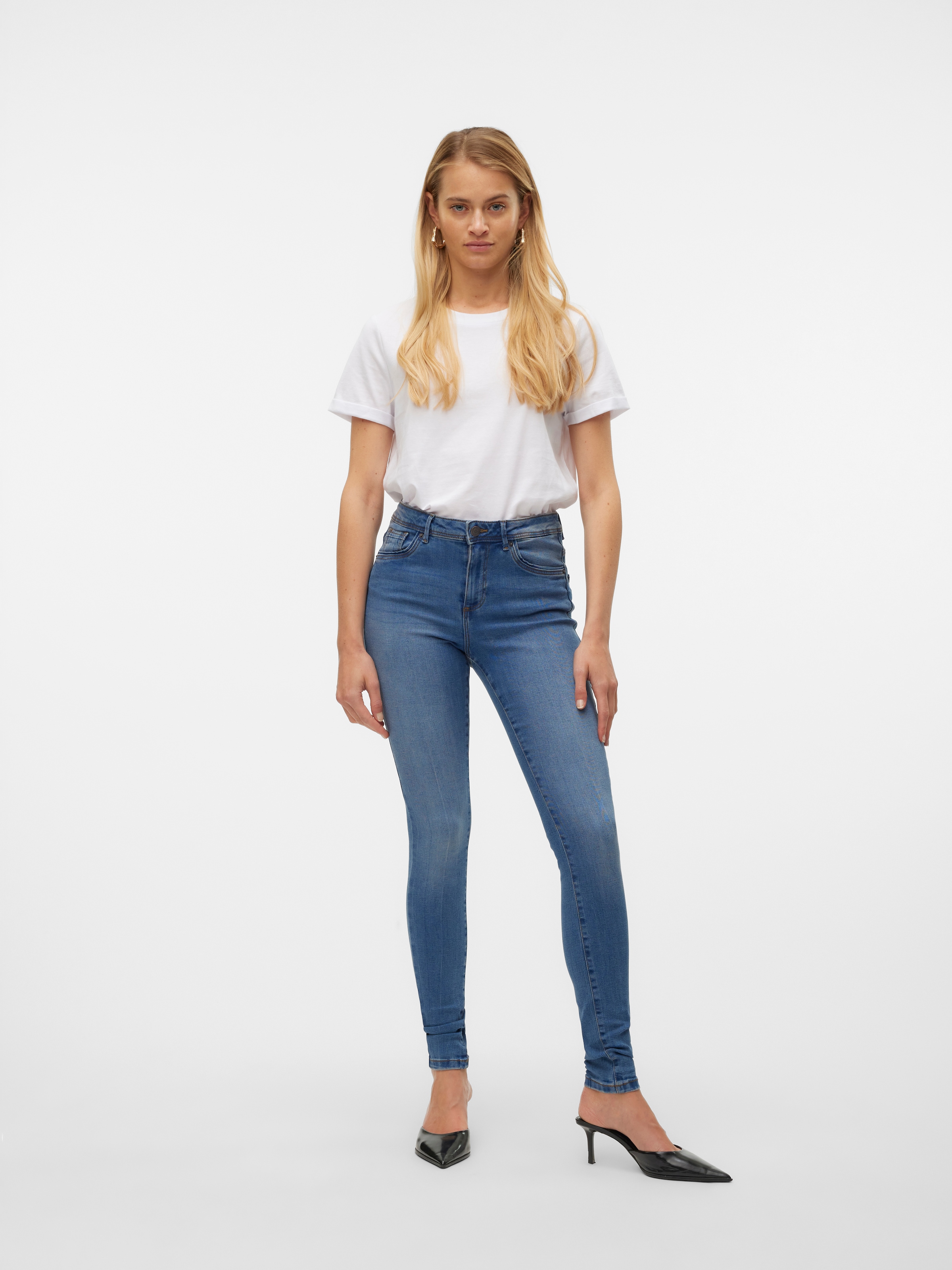 Vero Moda Skinny-fit-Jeans »VMTATIANA MR S PIPING JEANS«