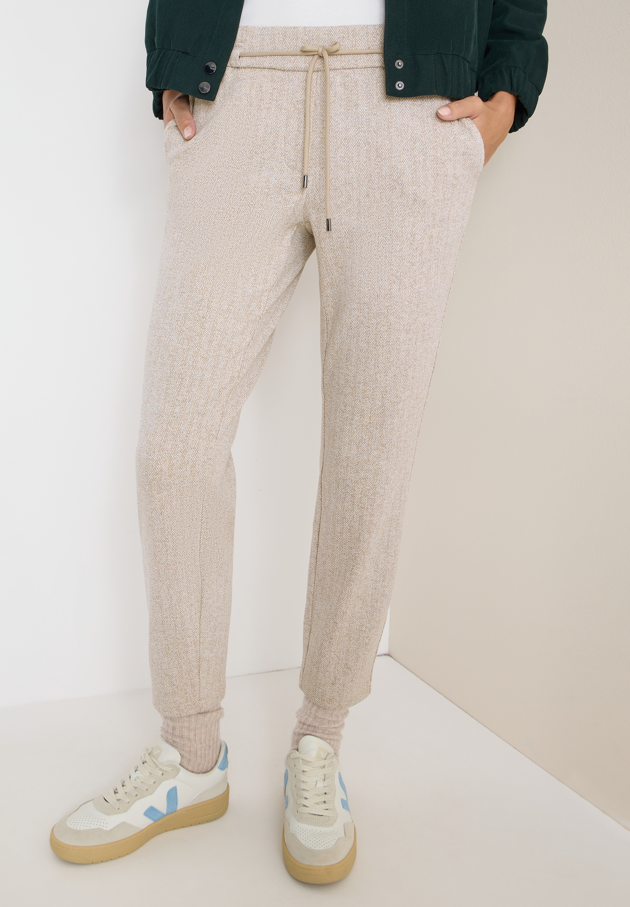 Cecil Schlupfhose "Style Tracey" mir feinem Streifenmuster und elastischem günstig online kaufen