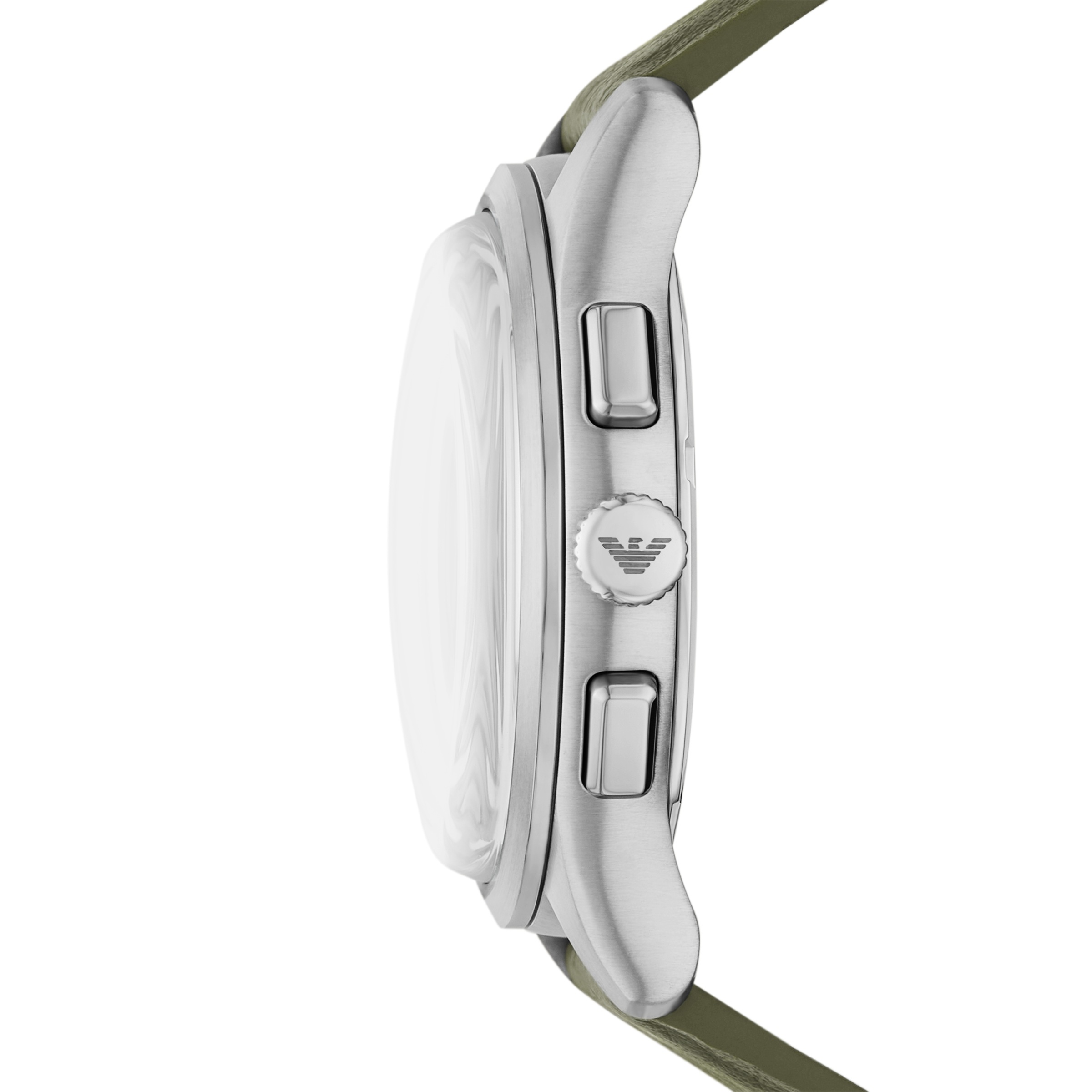 Emporio Armani Chronograph Quarzuhr, Armbanduhr, Herrenuhr, analog, Tag, 12/24-Std.-Anzeige