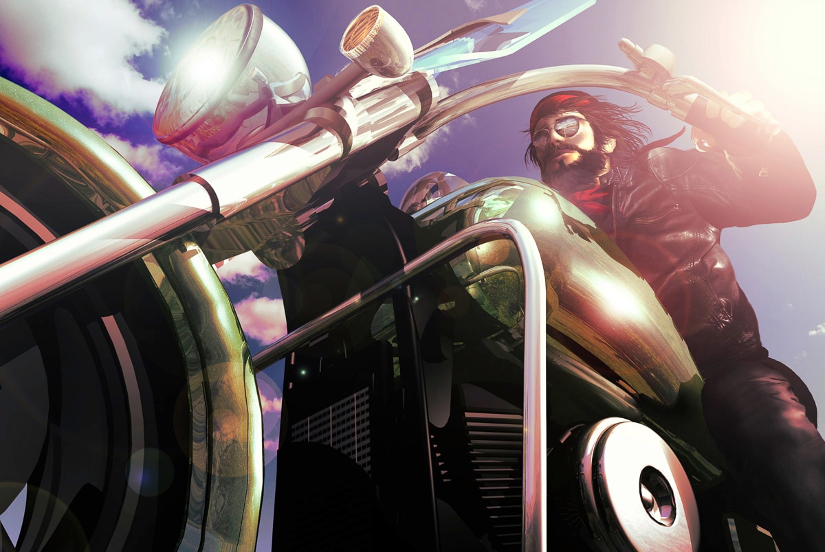Papermoon "Motorrad"