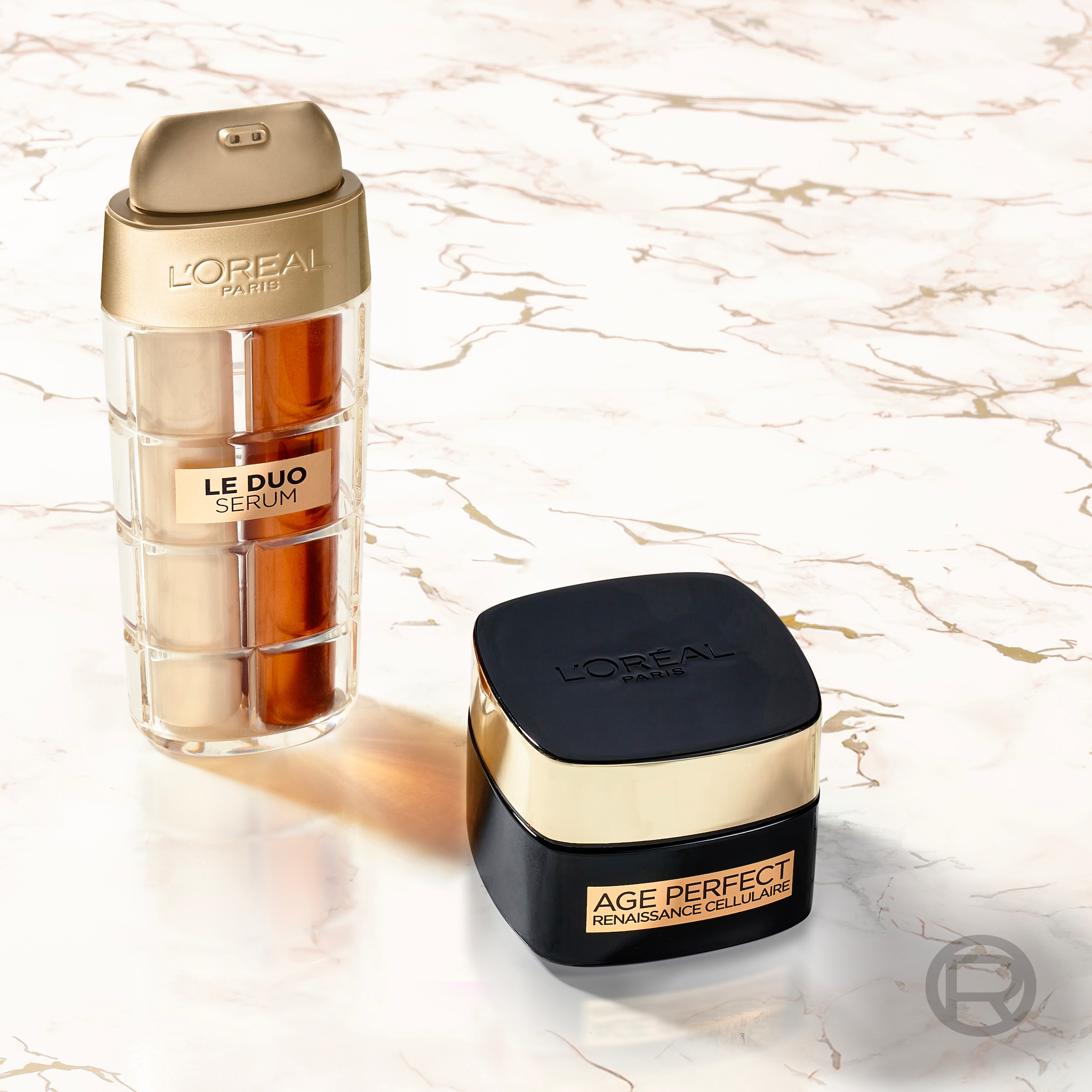 L'ORÉAL PARIS Gesichtsserum »Age Perfect Le Duo Serum«, mit hoher Wirksamkeit
