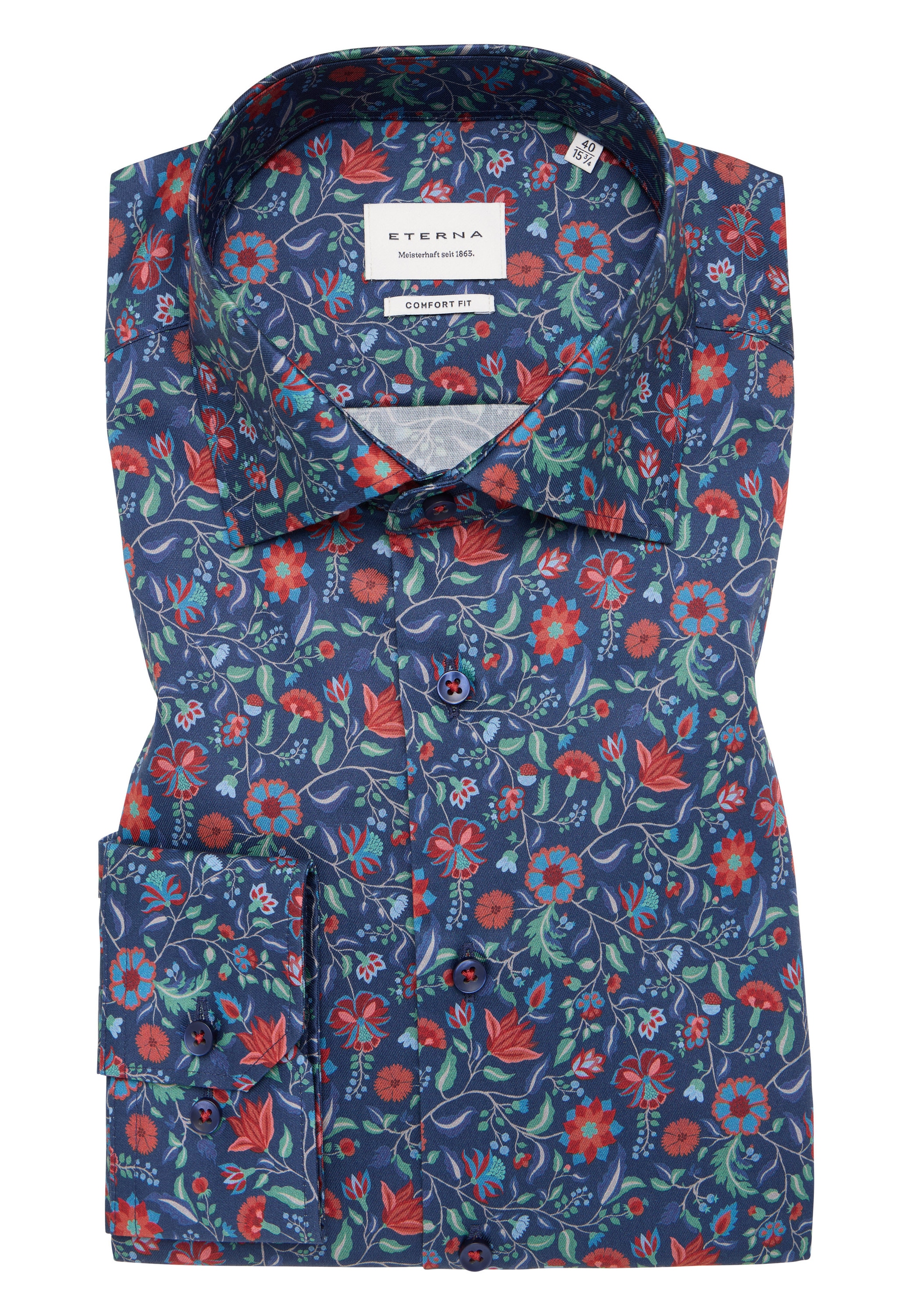 Eterna Langarmhemd »COMFORT FIT«, NON IRON (bügelfrei)