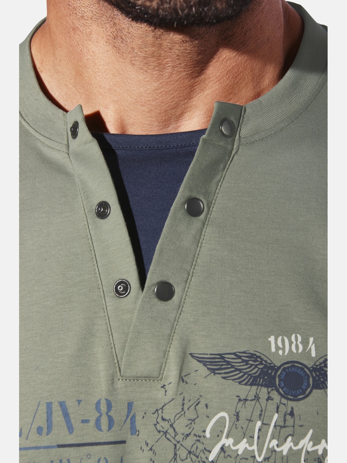 Jan Vanderstorm T-Shirt »T-Shirt ULJAS«