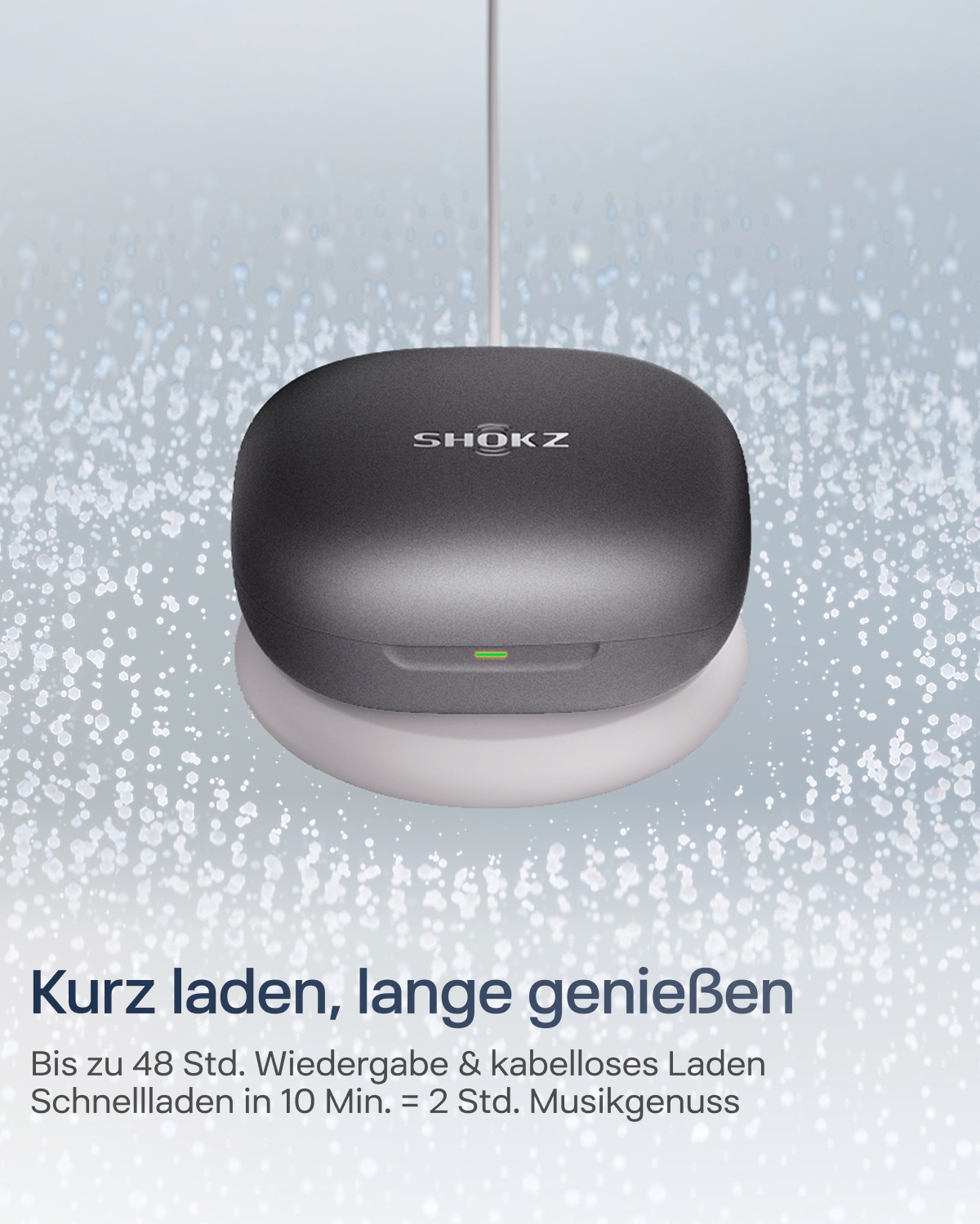 Shokz Open-Ear-Kopfhörer »OpenFit 2+ inklusive Schutzhülle«, A2DP Bluetooth, Freisprechfunktion-True Wireless