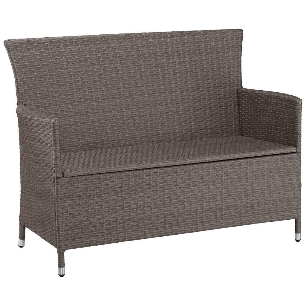 Technik & Freizeit Garten & Balkon KONIFERA Gartenlounge-Bank »Mailand«, Kunststoff, 113,5x89,5x47,5 cm Technik & Freizeit Garten & Balkon KONIFERA Gartenlounge-Bank »Mailand«, Kunststoff, 113,5x89,5x47,5 cm