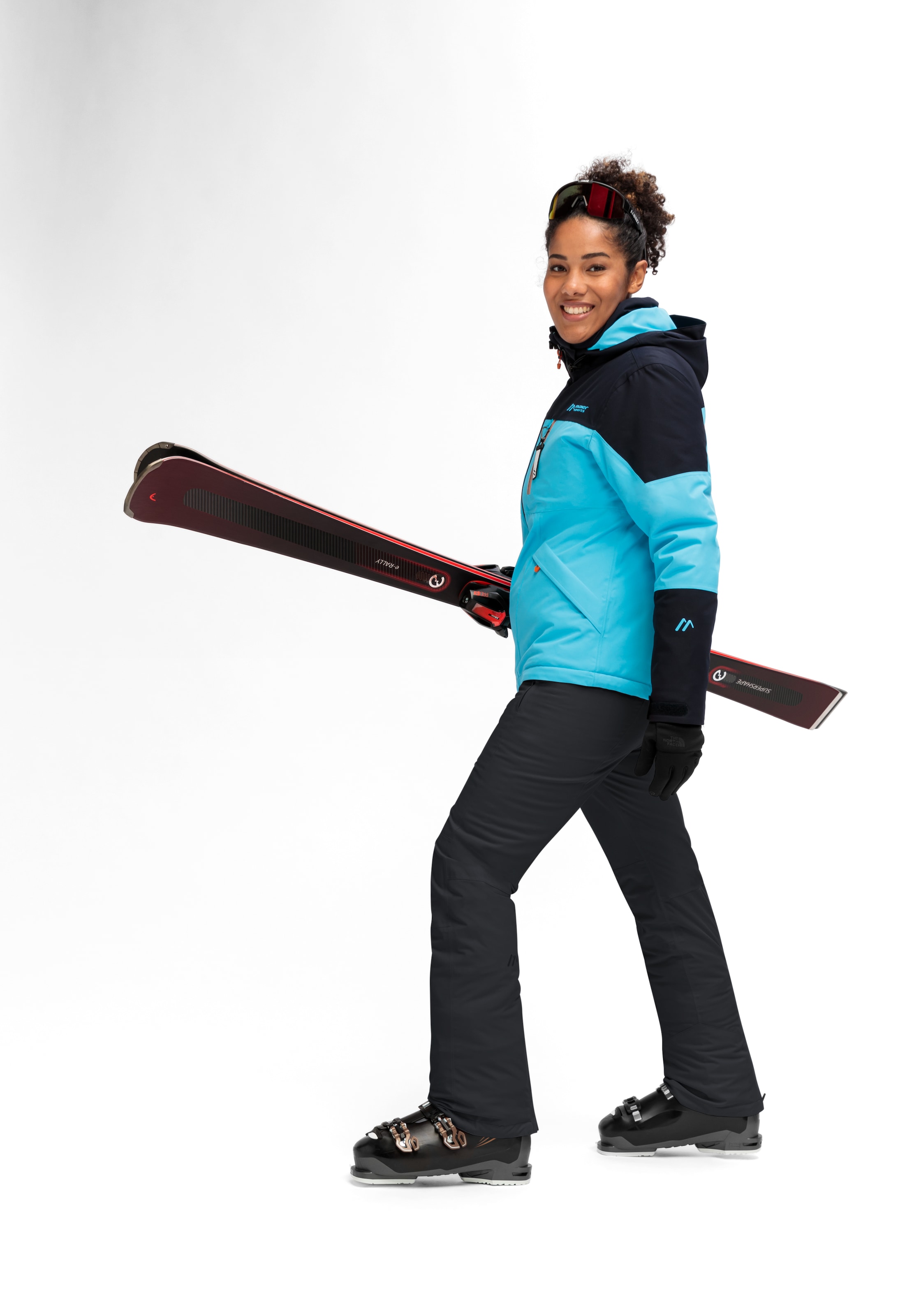 Maier Sports Skihose »Vroni slim 2.0«, Damen Schneehose, wind- und wasserdicht, 2 RV-Taschen, Slim Fit