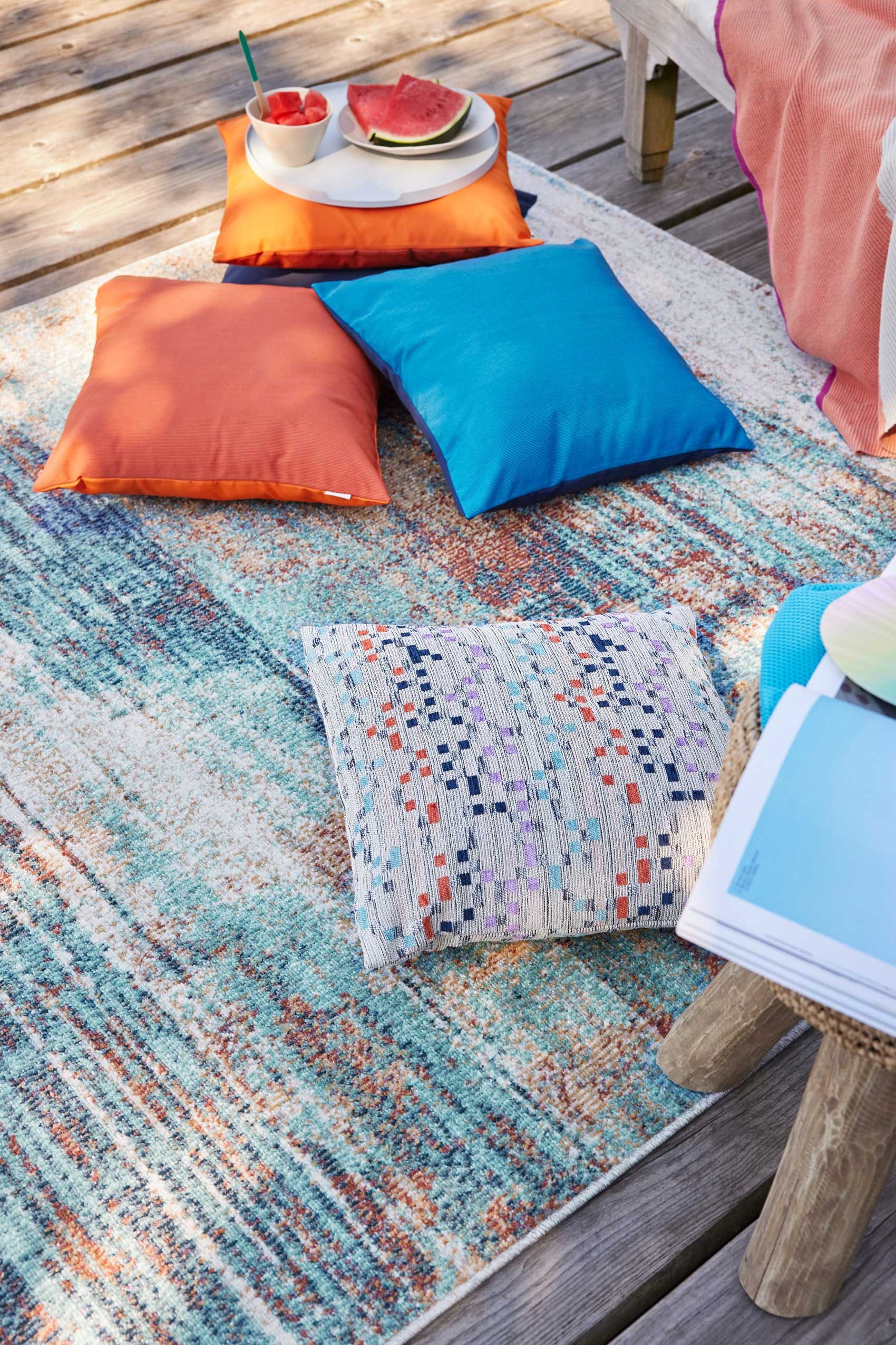 Esprit Outdoorteppich »Elouisa  ESP-54559«, rechteckig, 4 mm Höhe, modern, robust und pflegeleicht, geeignet für Terrasse, Balkon, Küche