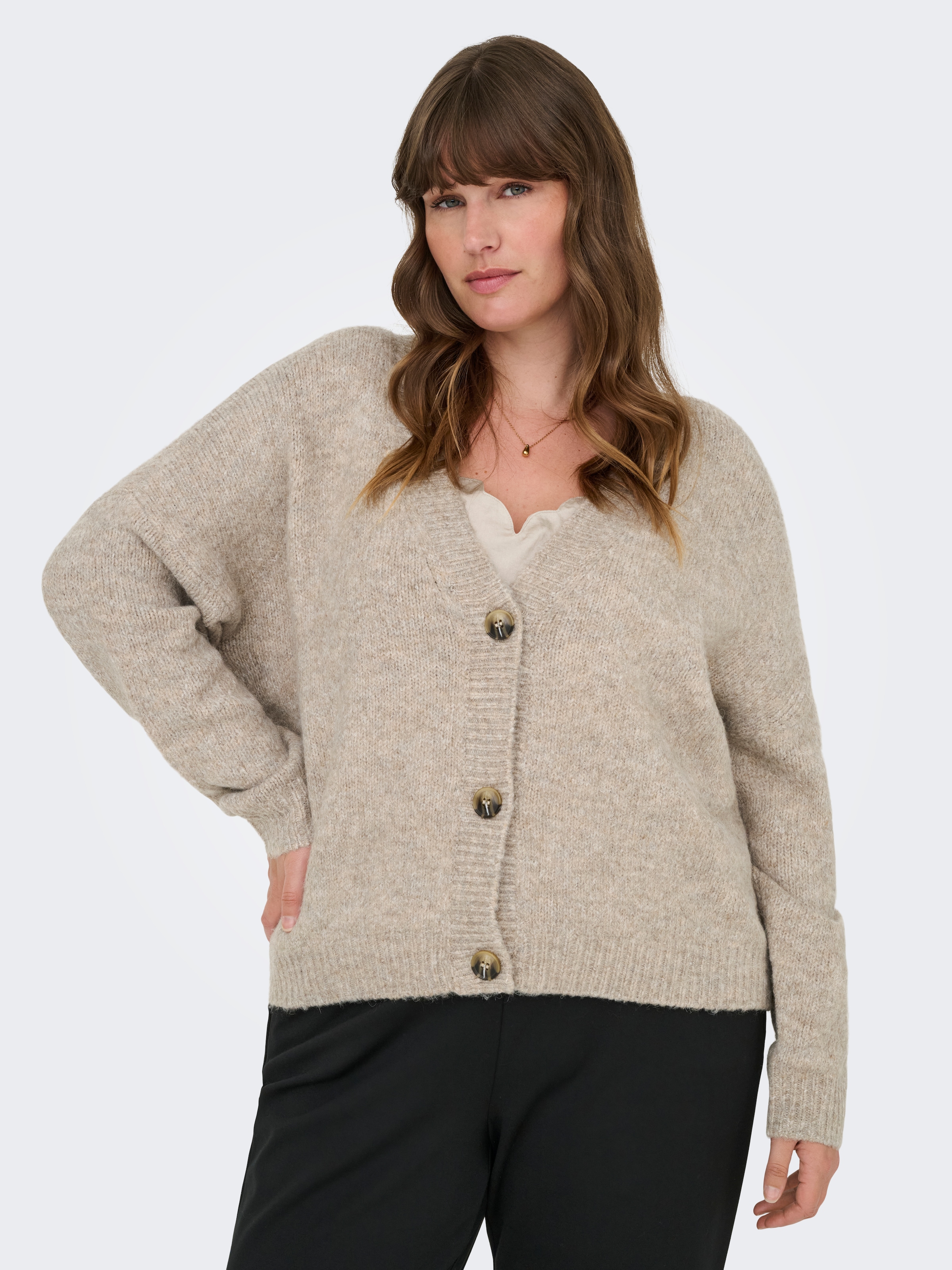 ONLY CARMAKOMA Strickjacke "CARZOEY L/S CARDIGAN KNT NOOS" günstig online kaufen