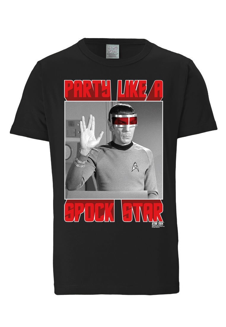 LOGOSHIRT T-Shirt »Spock«, mit hochwertigem Siebdruck