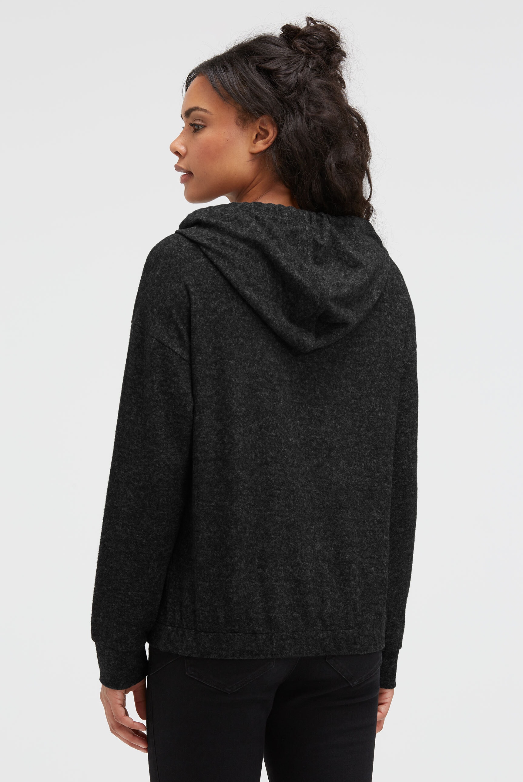 SOCCX Kapuzenpullover mit elastischem Saum