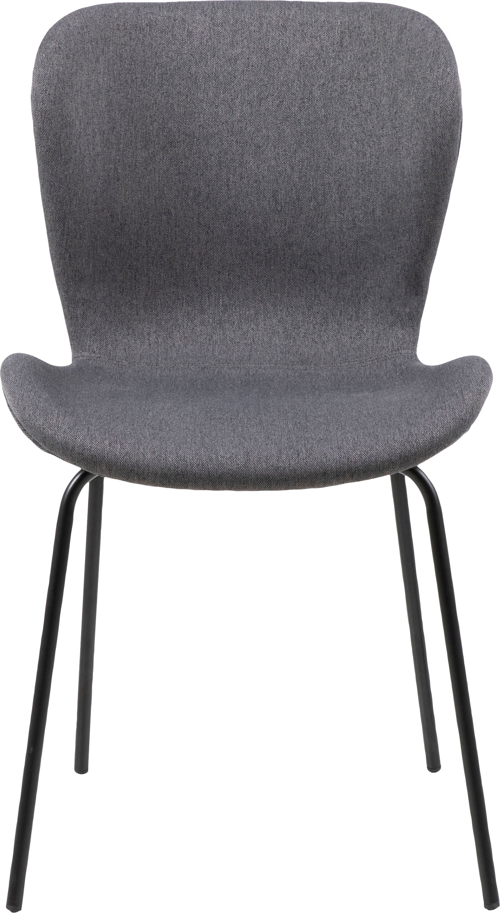 ACTONA Sitzhöhe Bezug, cm Set, Esszimmerstuhl, schwarzen Webstoff, BAUR 2er Webstoff 47 Metallbeinen, | GROUP