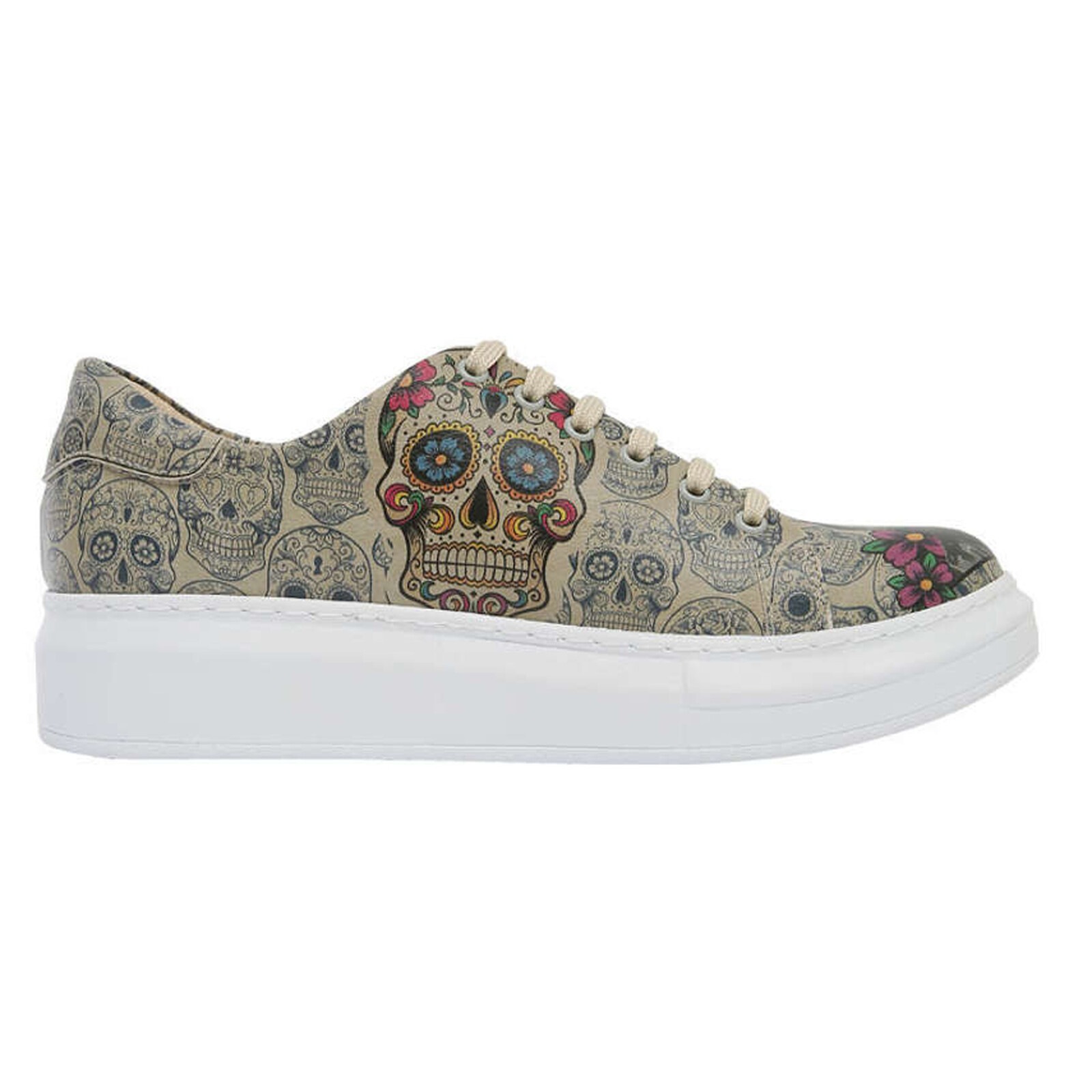 DOGO Plateausneaker »Myra Low-Top Sneaker Remembrance Of Frida Kahlo Damen Sneaker«, Vegan