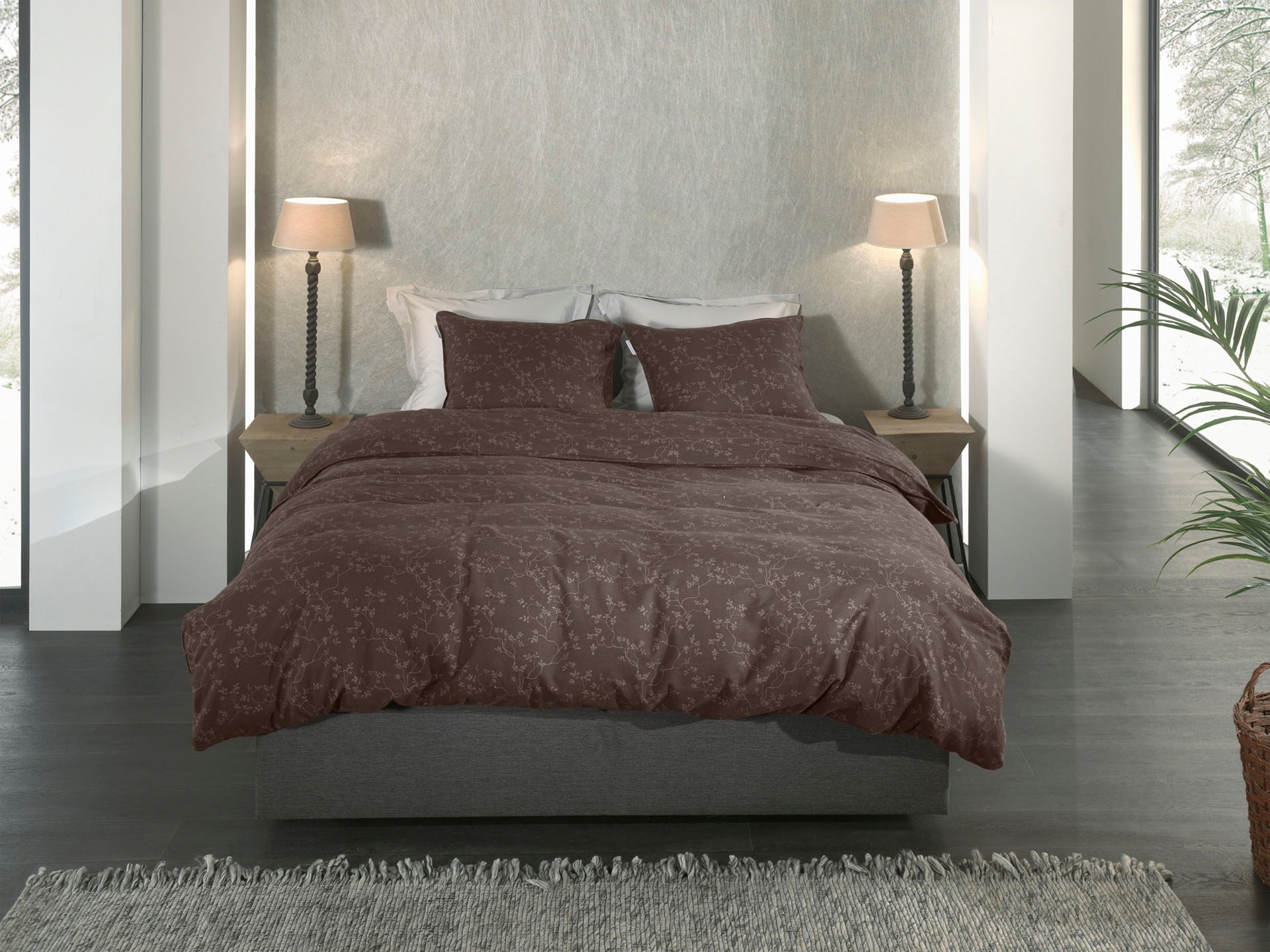 Heckett & Lane Bettwäsche "Alloro" 2 Stk. Blumen Muster, 100% Baumwolle, Be günstig online kaufen