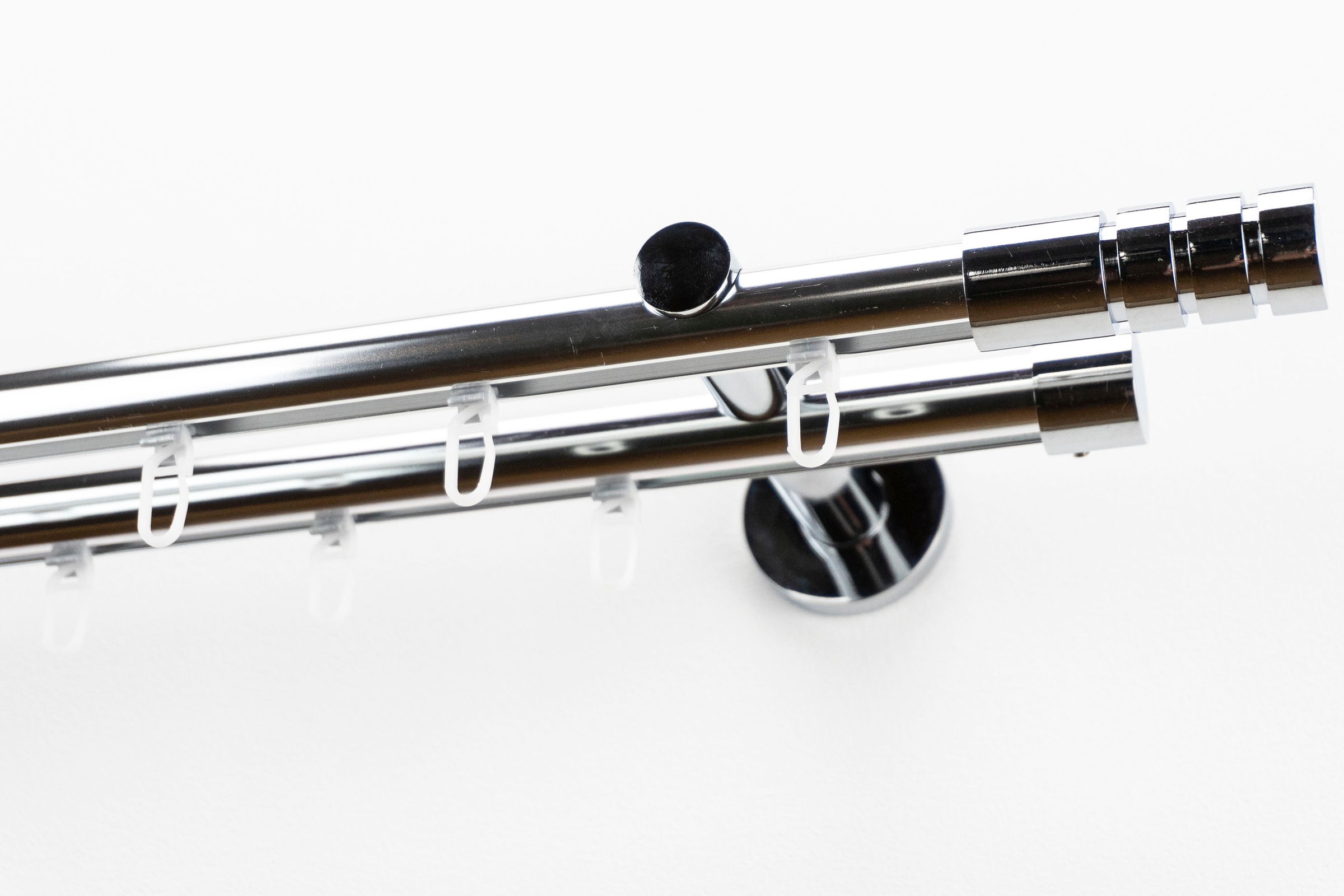 GARESA Gardinenstange "EASY" Ø 20 mm 2 läufig-läufig Wunschmaßlänge günstig online kaufen
