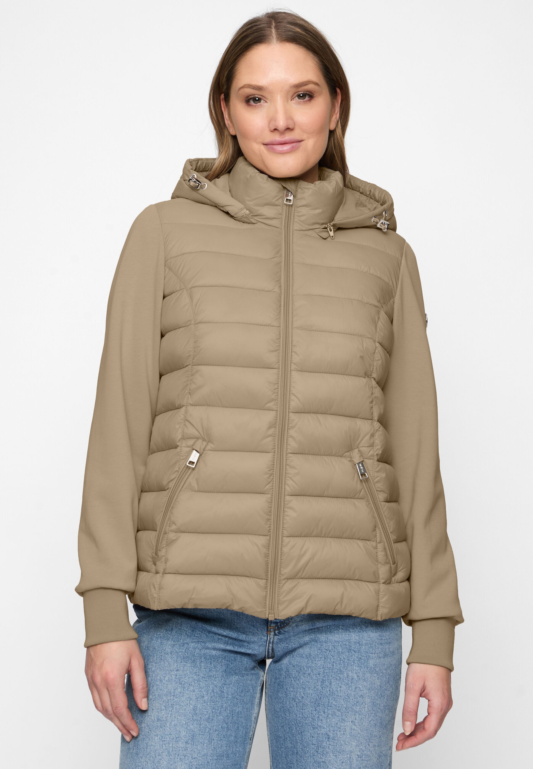 New View Steppjacke »Sophia« mit Kapuze mit weitenregulierbarer Kapuze
