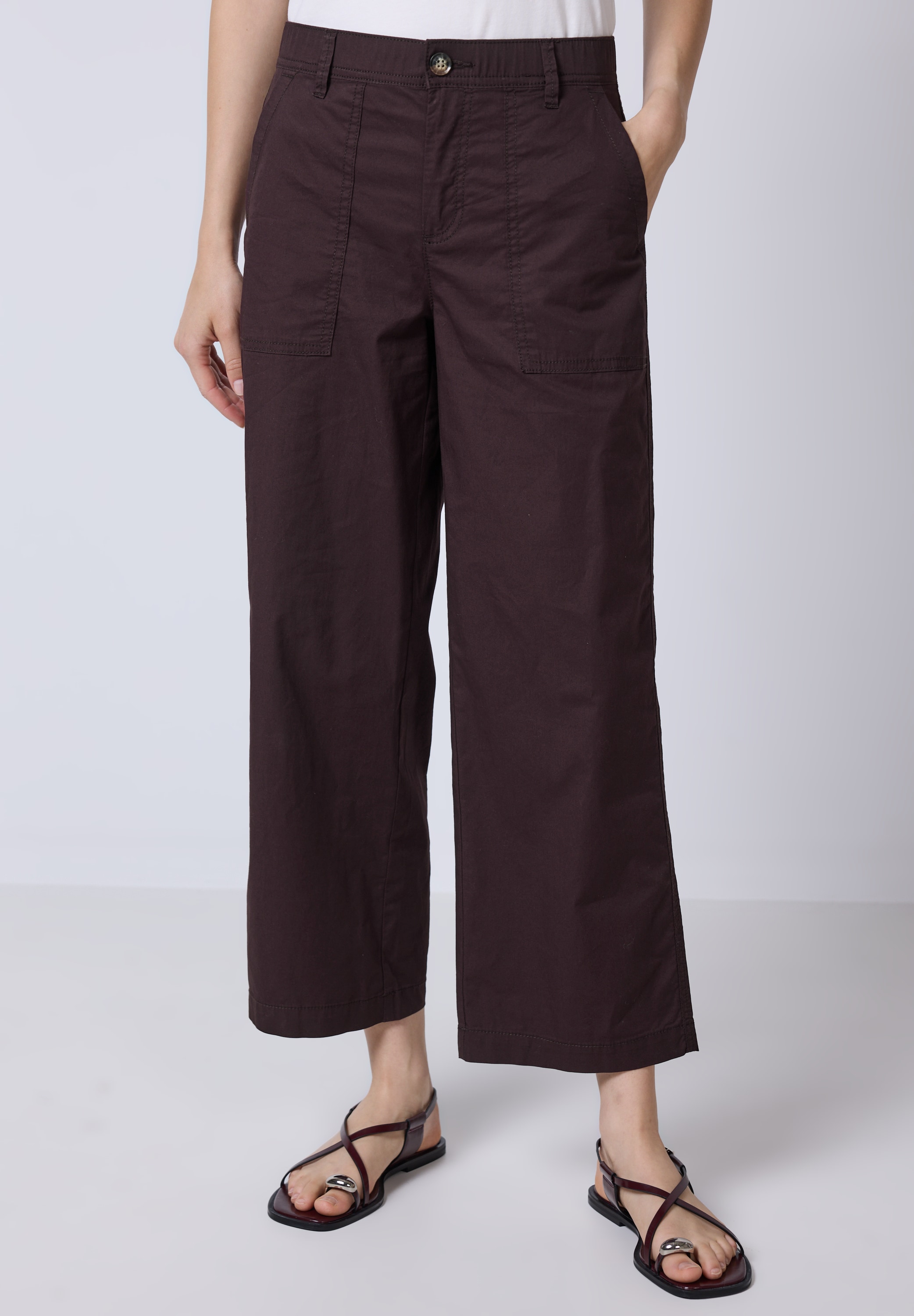 STREET ONE STUDIO Cargohose, aus Baumwolle mit Stretchanteil günstig online kaufen