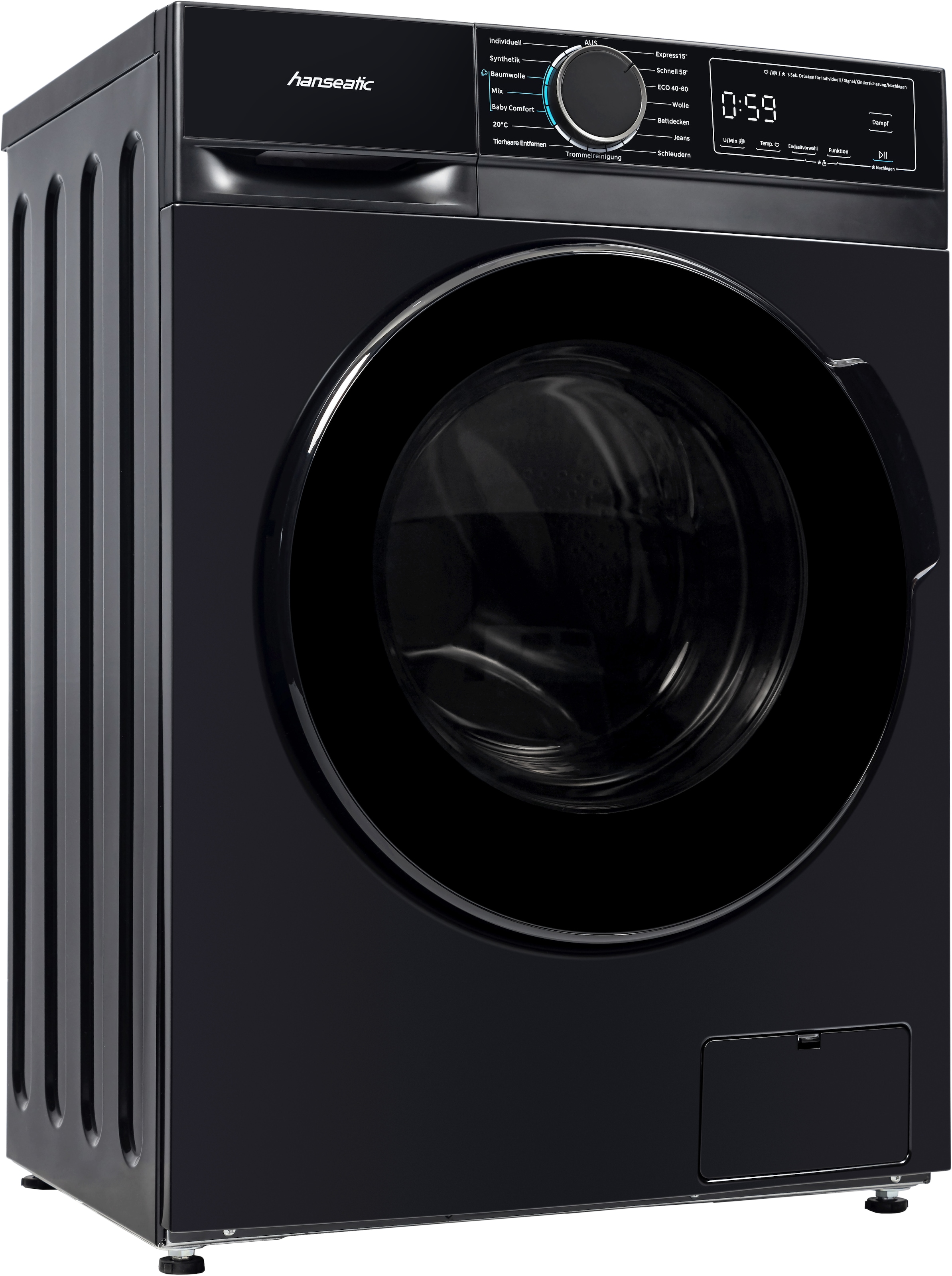 Hanseatic Waschmaschine "HWMA714ABI" 7 kg 1400 U/min Überlaufschutzsystem günstig online kaufen