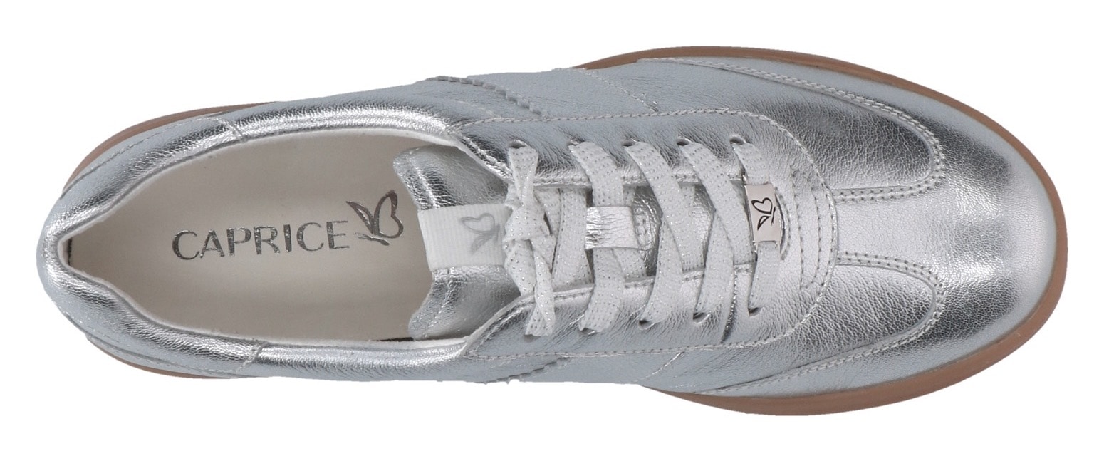 Caprice Plateausneaker, Freizeitschuh, Halbschuh, Schnürschuh mit gepolstertem Schaftrand