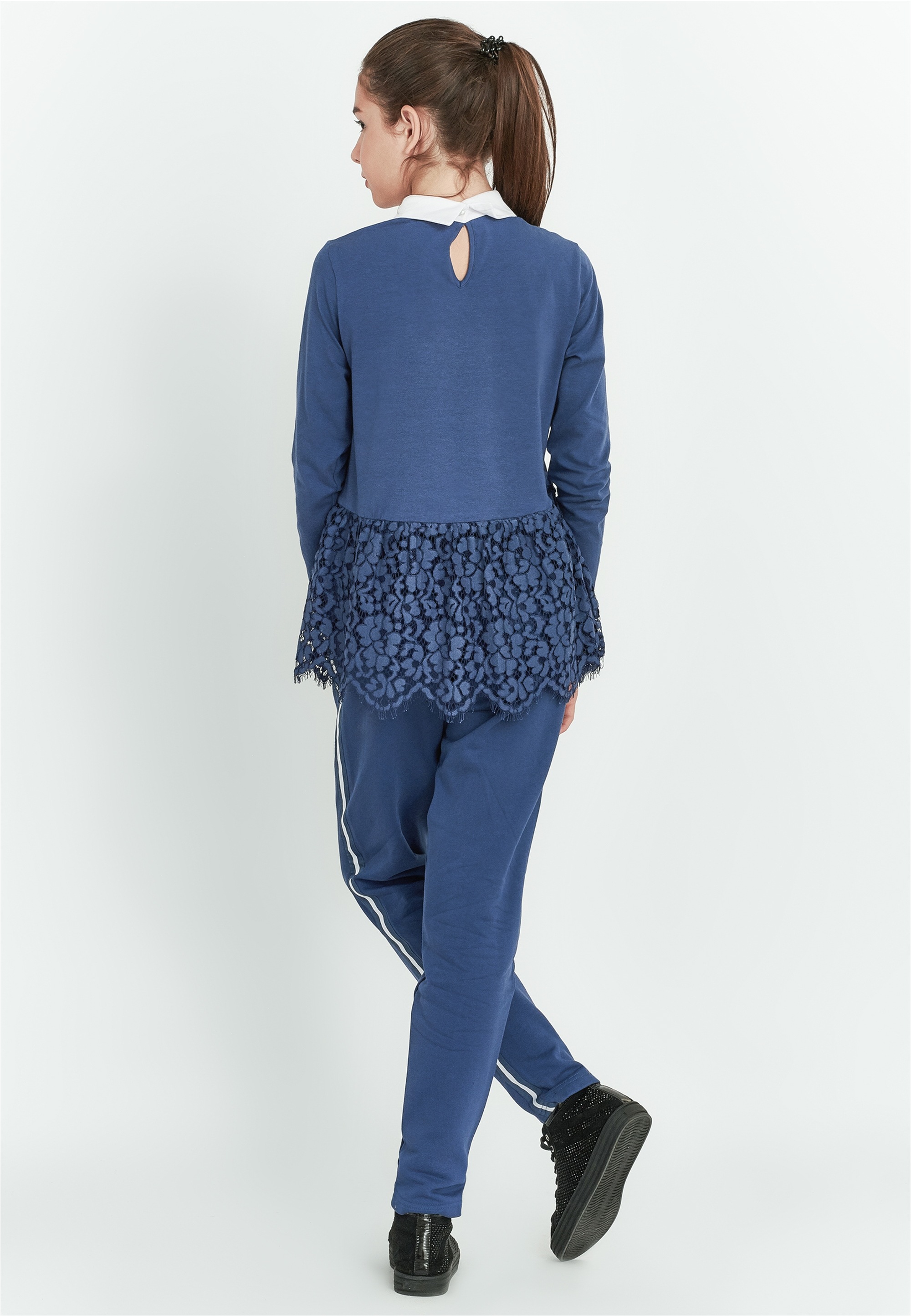 Gulliver Langarmshirt, mit Saum aus Spitze