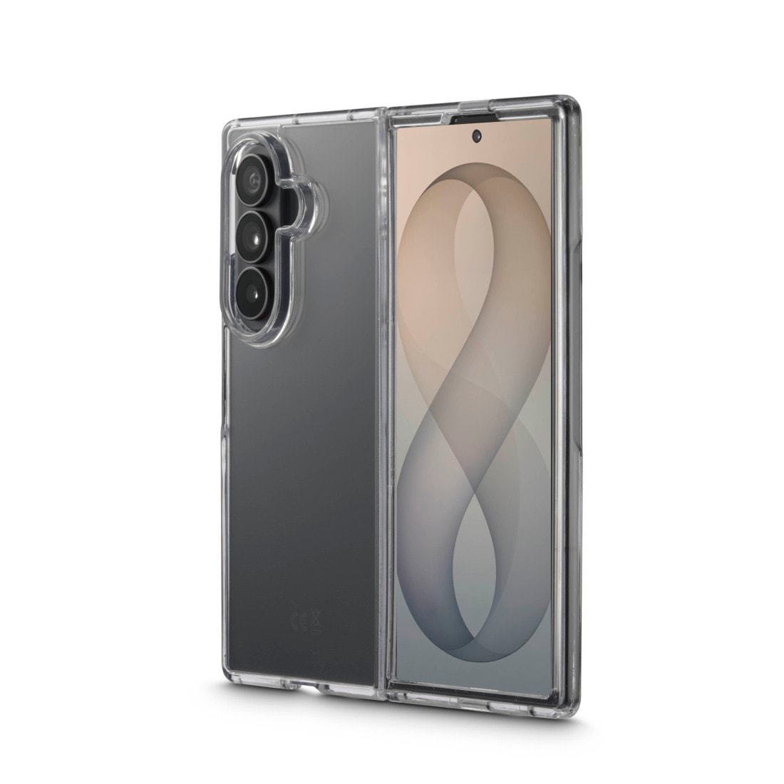 Hama Smartphone-Hülle »Handyhülle für Samsung Galaxy Z Fold8 Ultra Transparent« Samsung Galaxy Z Fold8 Ultra Anti-Vergilbung, Anti-Rutsch, Kratzschutz, Ultra-Slim