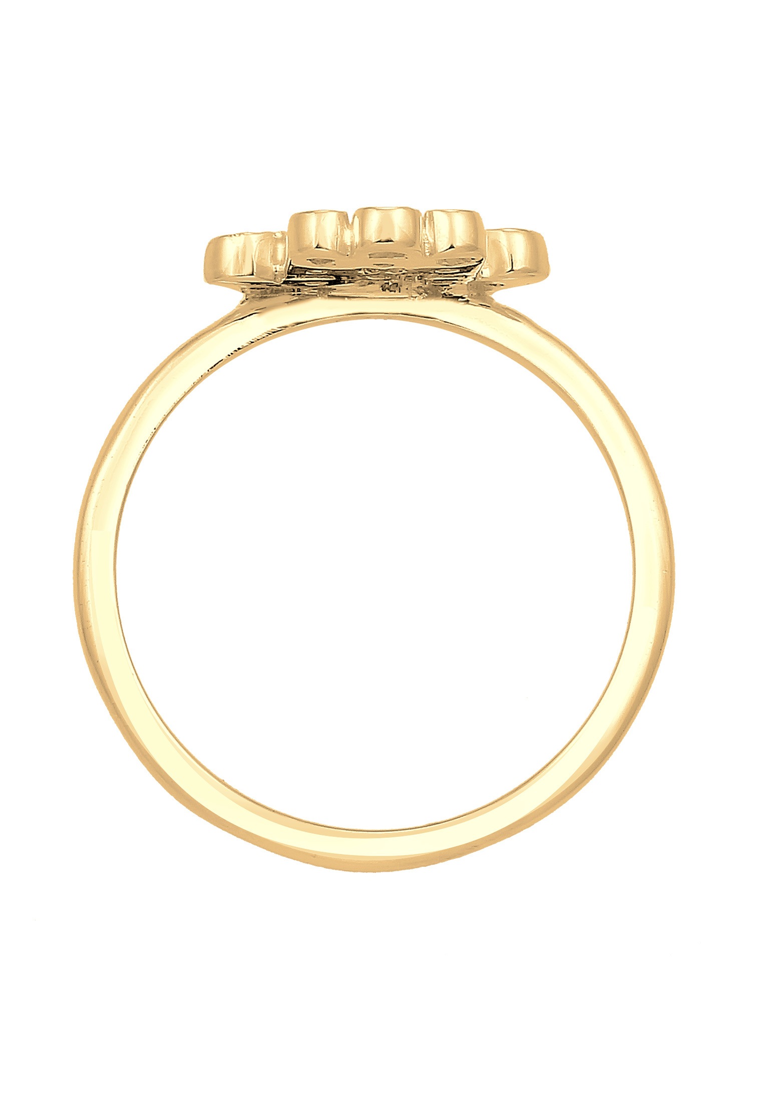 Elli Fingerring »Hamsa Hand der Fatima Zirkonia Boho 925 Silber«