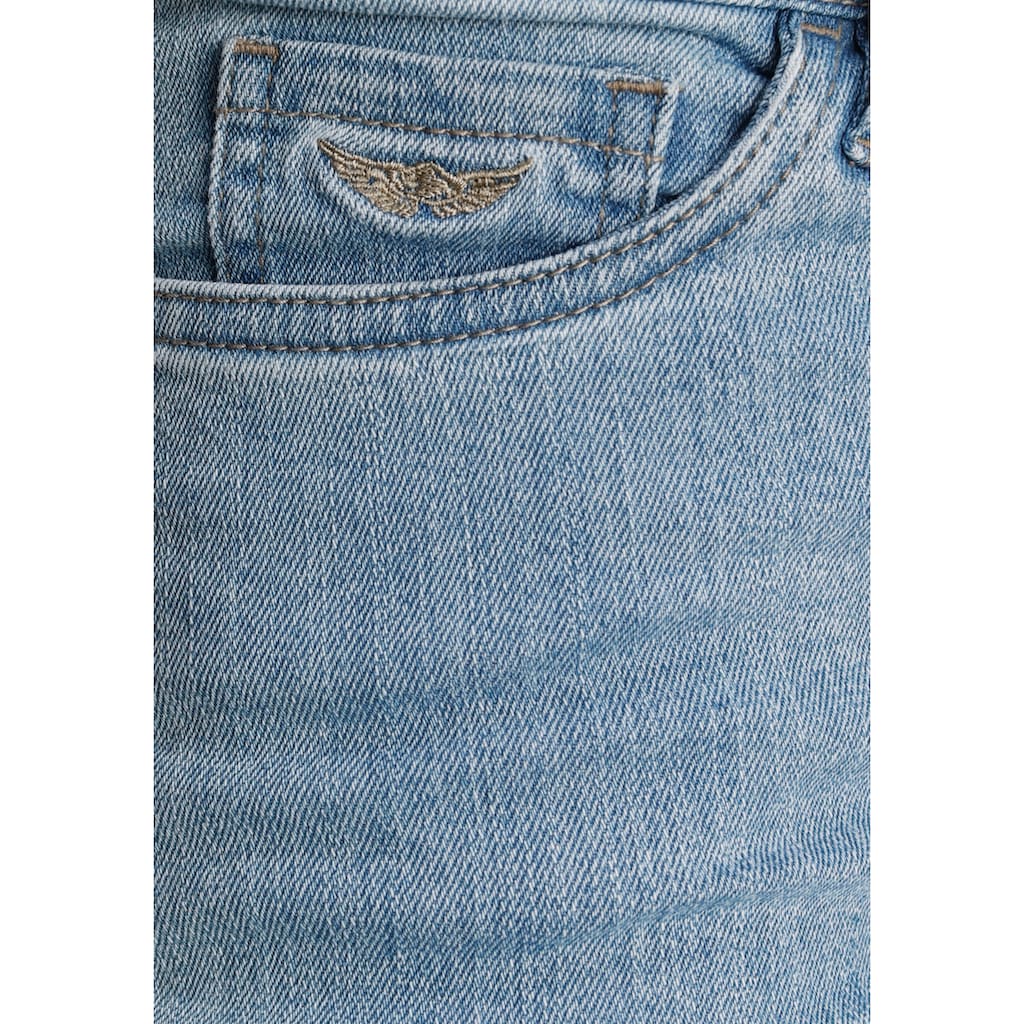 Arizona Bootcut-Jeans »Baby-Boot«, Mid Waist