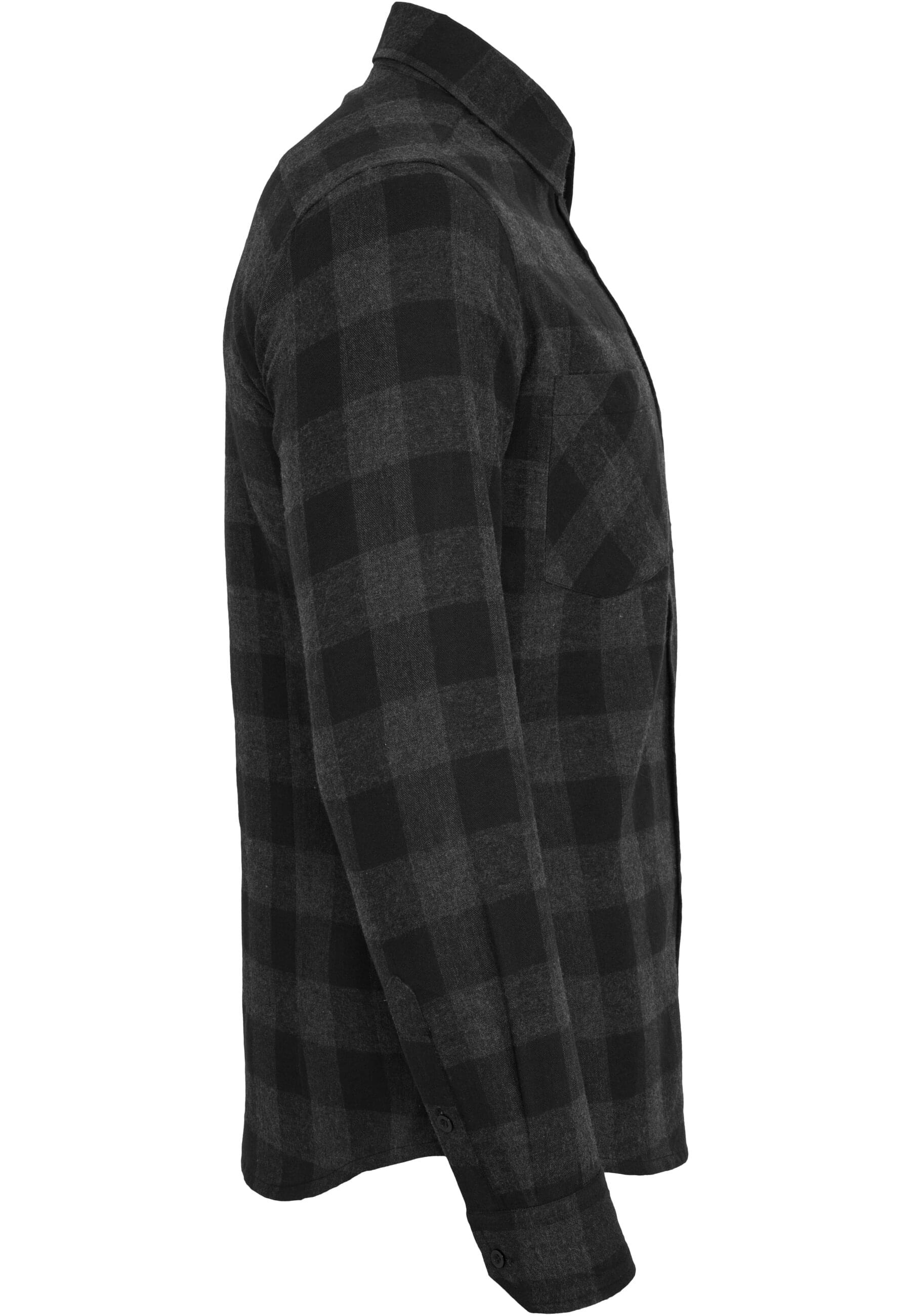 URBAN CLASSICS T-Shirt »Urban Classics Herren Checked Flanell Shirt«, (1 tlg.)