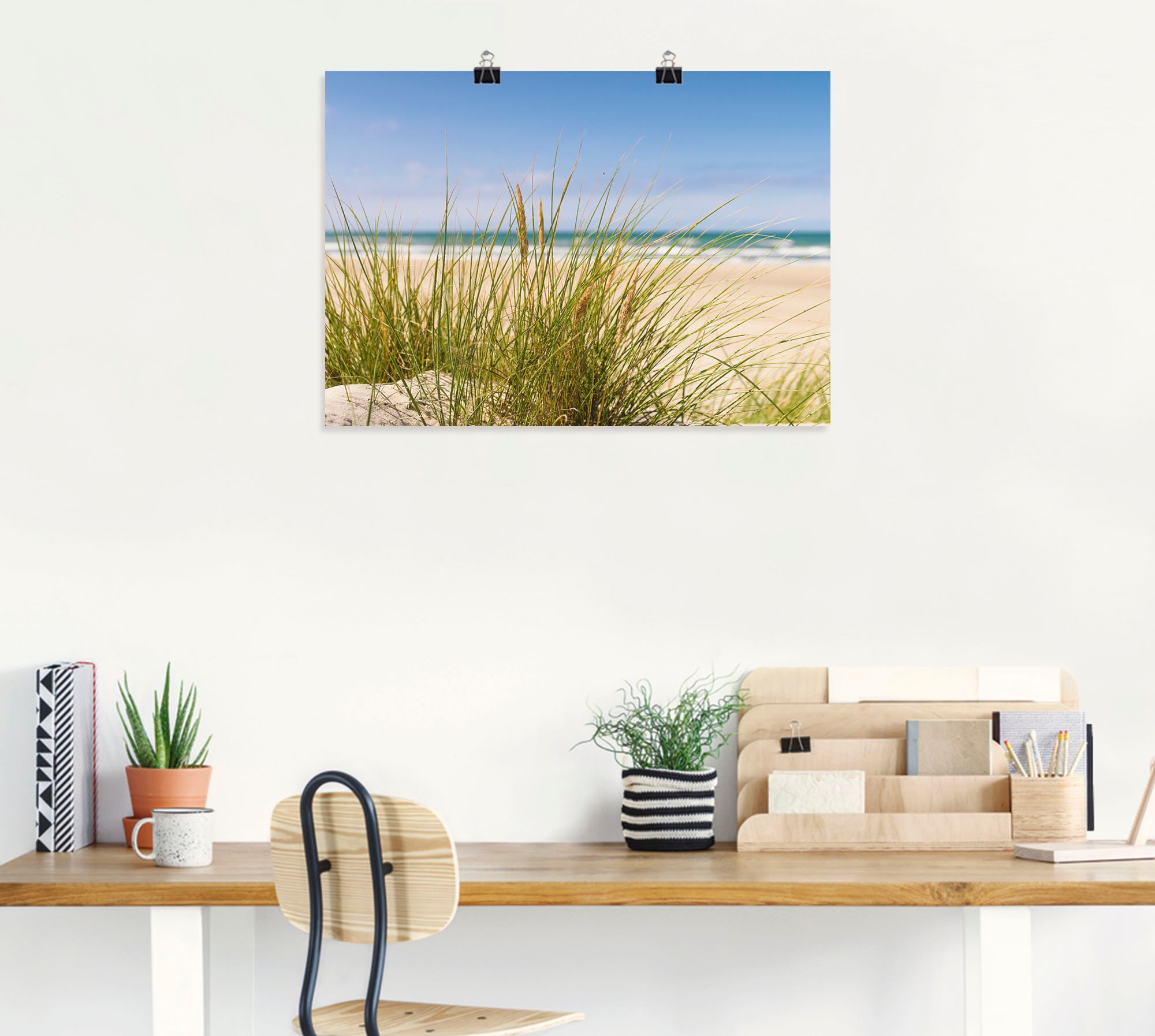 Artland Wandbild "Dünengras", Strand, (1 St.), als Alubild, Outdoorbild, Le günstig online kaufen