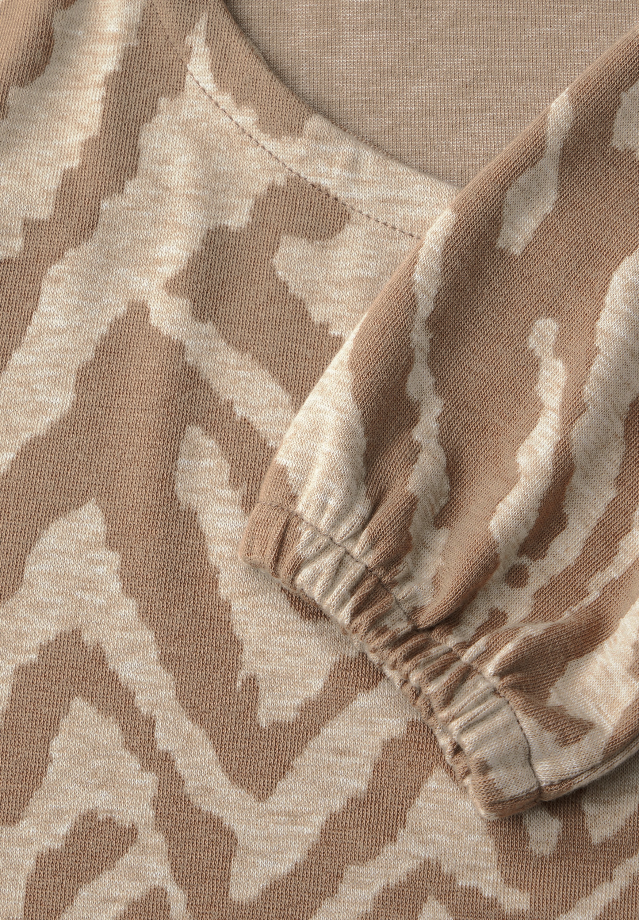STREET ONE Langarmshirt, mit U-Boot-Ausschnitt