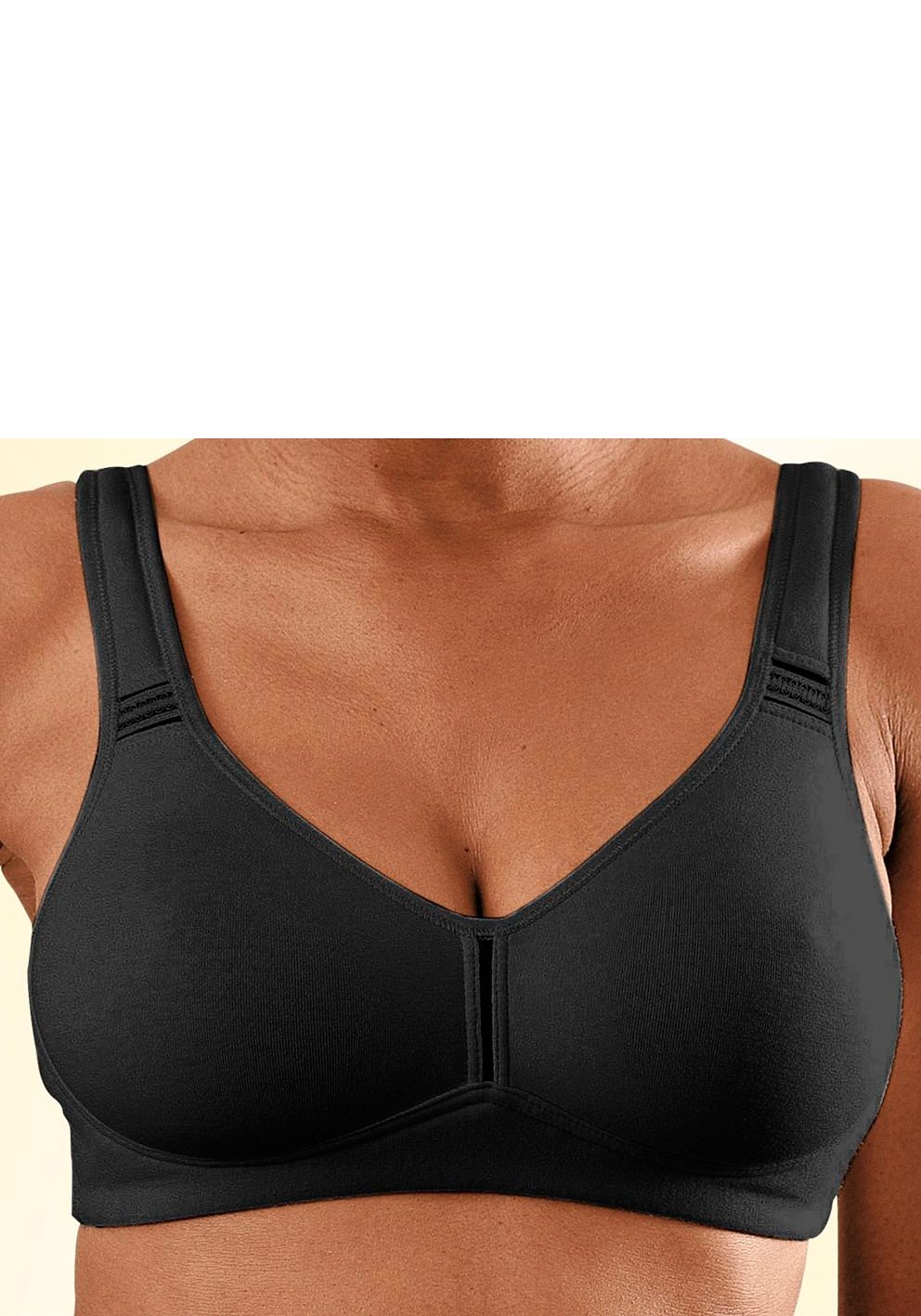 Thumbnail - petite fleur T-Shirt-BH Packung, 2 Stück, ohne Bügel aus Baumwolle