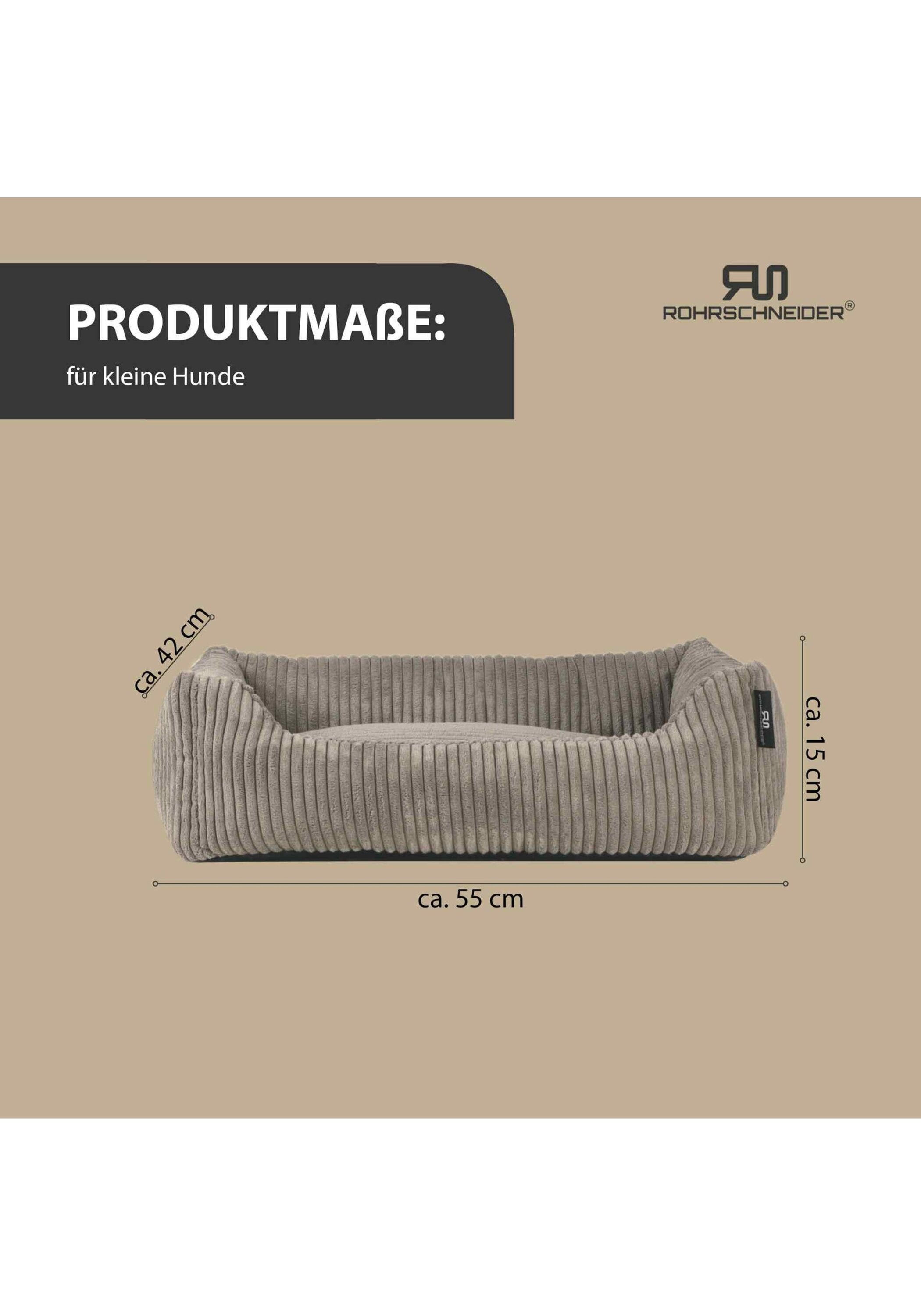 Rohrschneider Tierbett »Tierbetten Hundebett Cord 1er Pack«