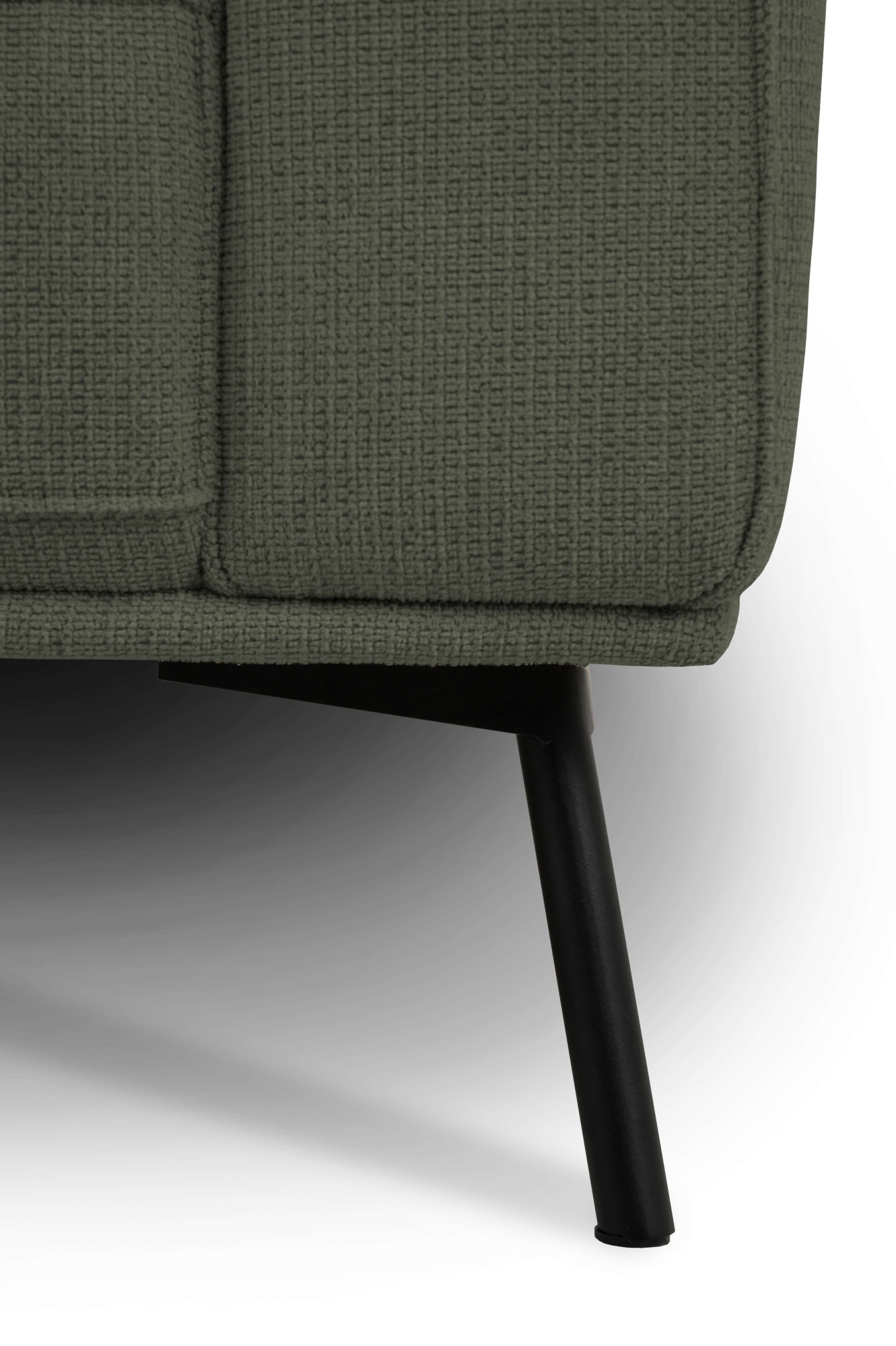andas Ecksofa »Vosby«, Breite 260 cm, Chenille, mit dekorativer Kedernaht
