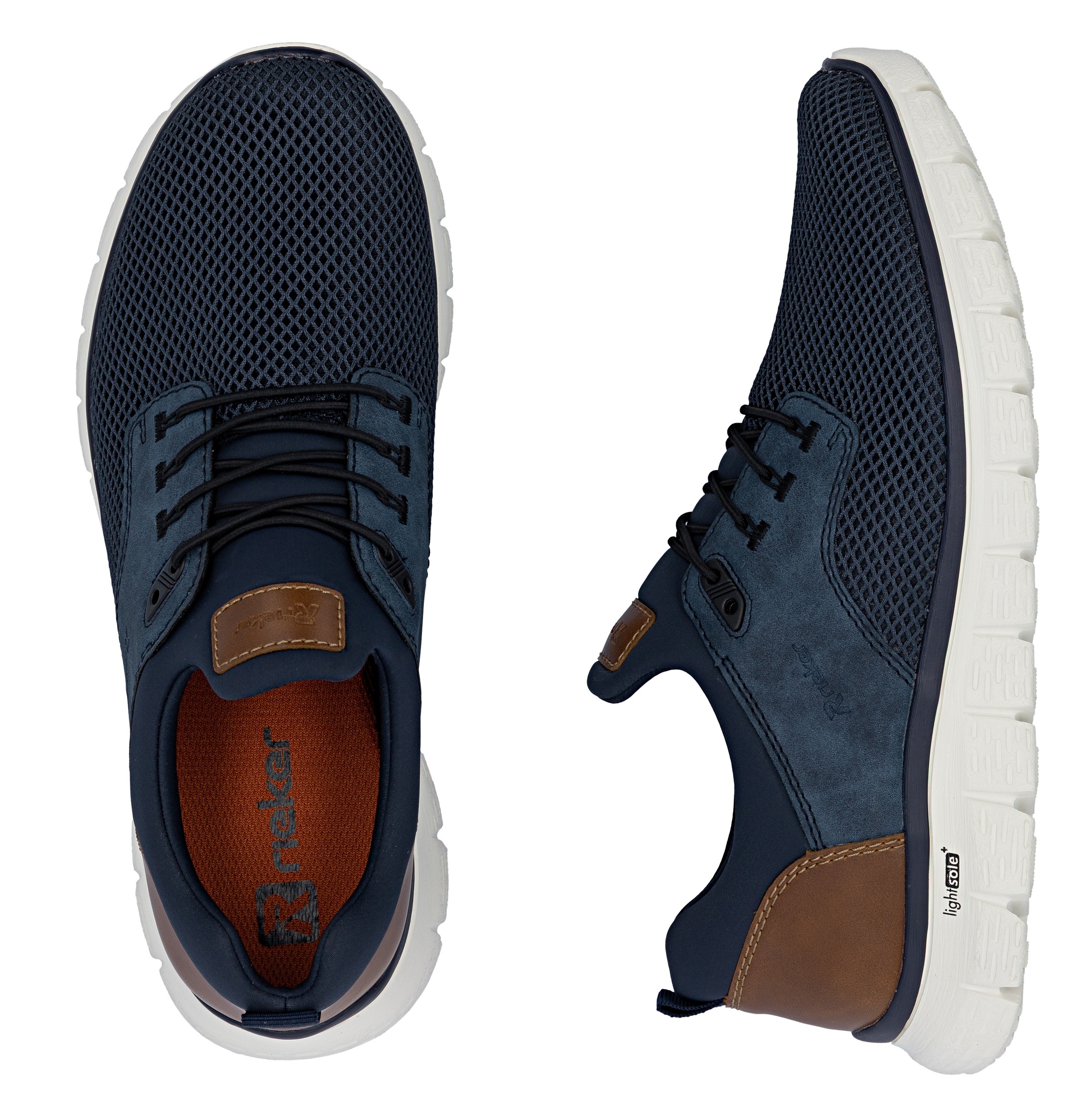 Thumbnail - Rieker Slip-On Sneaker Schlupfschuh, Halbschuh, Freizeitsneaker mit Gummizug