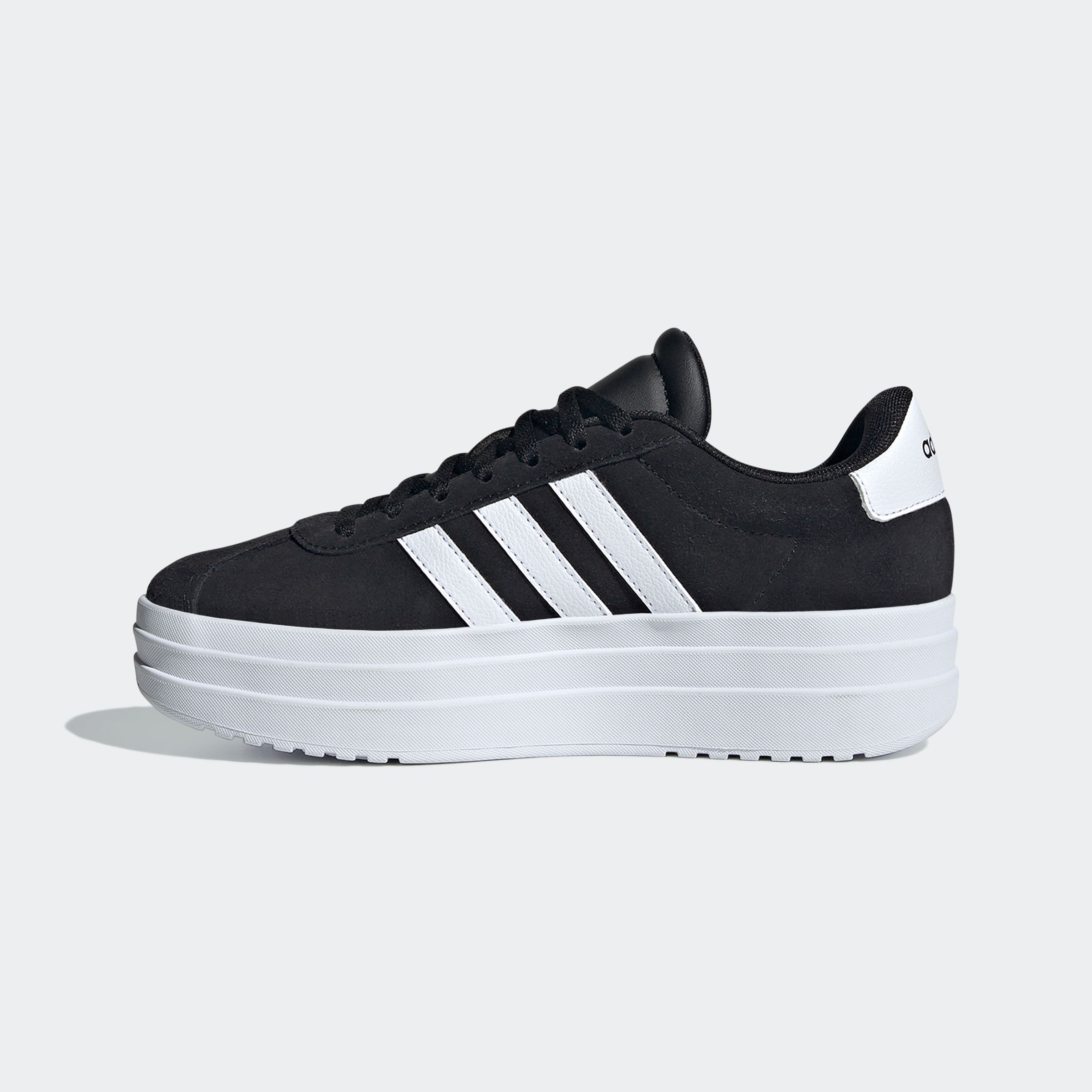 adidas Sportswear Plateausneaker »VL COURT BOLD LIFESTYLE KIDS«, Design auf den Spuren des adidas Gazelle Bold
