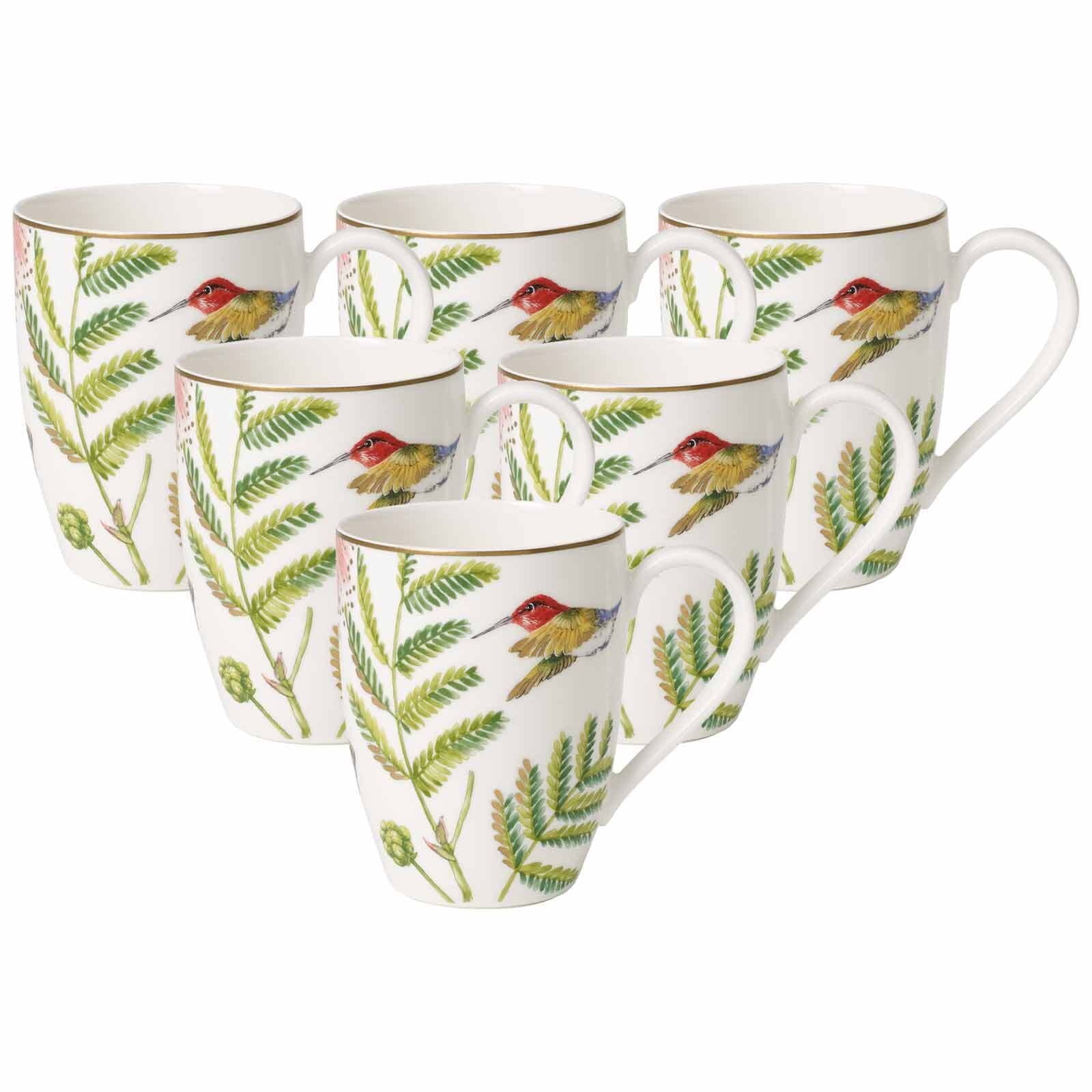Villeroy & Boch Becher "Kaffeebecher Amazonia Anmut 350 ml 6er Set bunt"