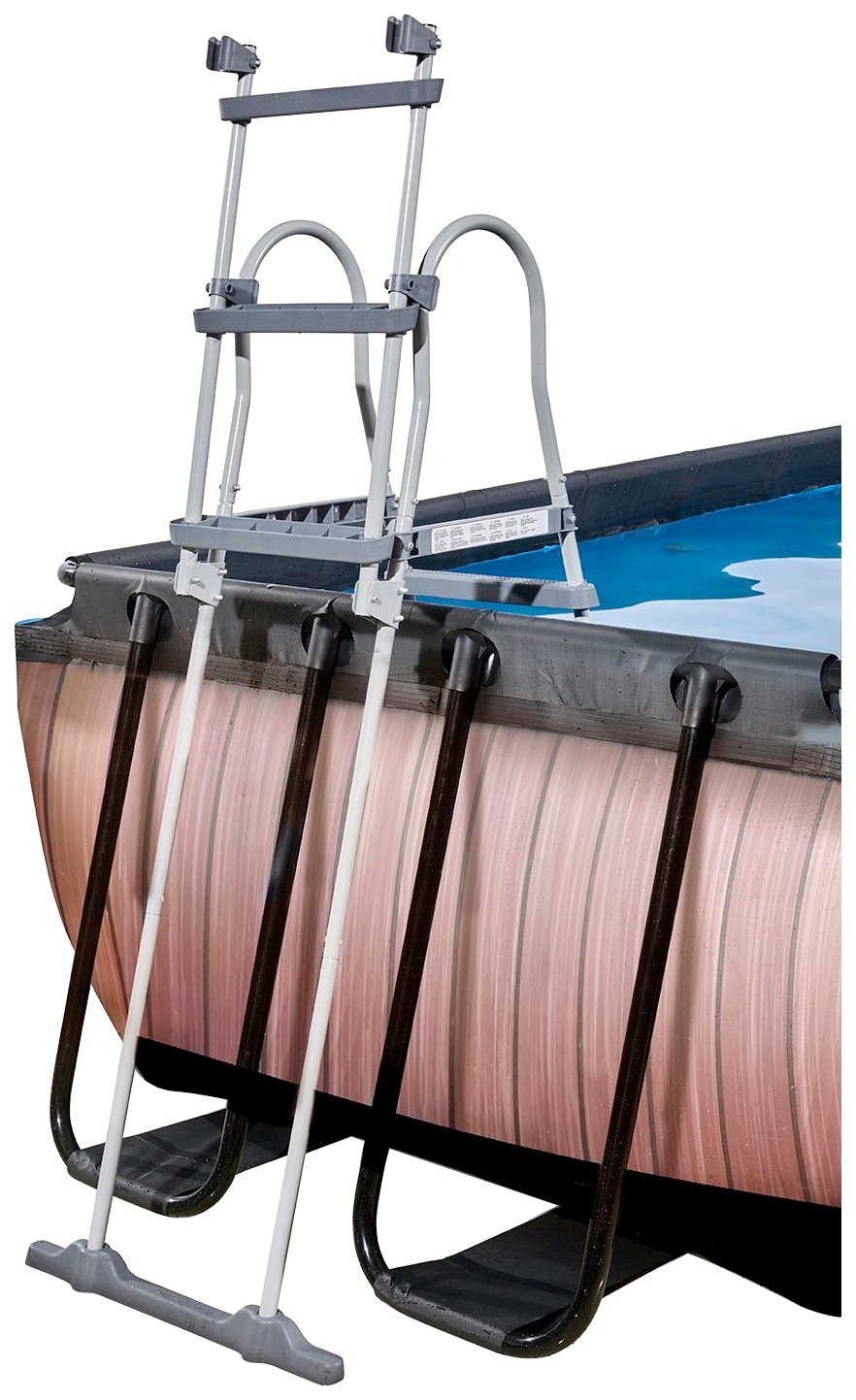 EXIT Framepool »inkl. multifunktionaler Poolabdeckung«, (Set, 4 tlg.), BxLxH: 250x540x100 cm, mit Sandfilteranlage und Sicherheitsleiter
