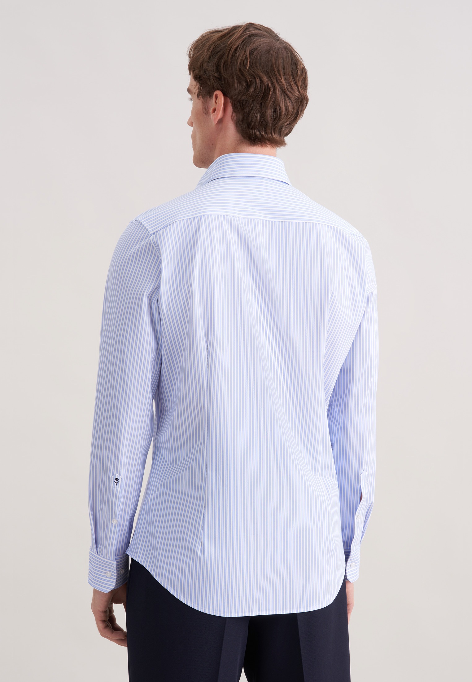 seidensticker Businesshemd »Schwarze Rose« Slim 1/1 Kentkragen Druck