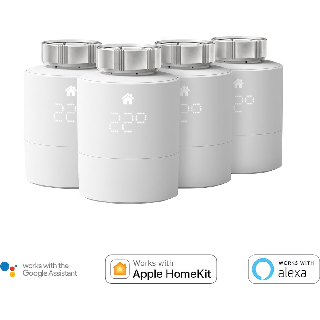 Tado Heizkörperthermostat »Smartes Heizkörper-Thermostat - 5er Pack, zur Einzelraumsteuerung«