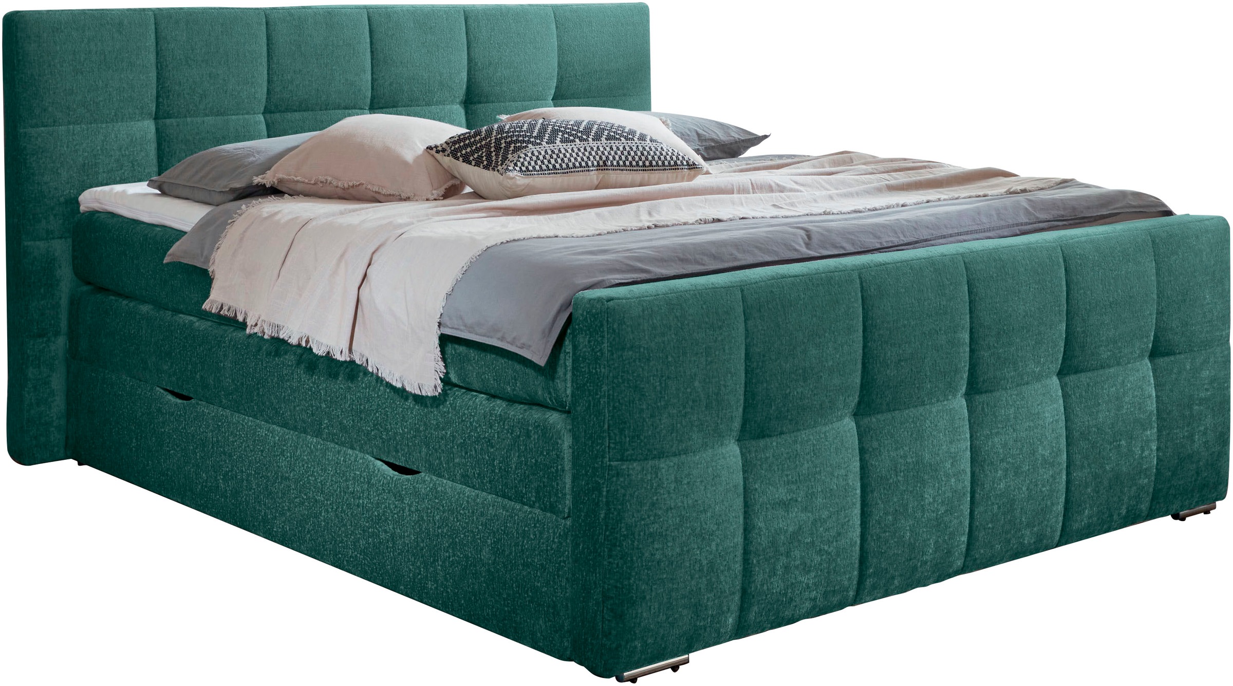 Home affaire Boxspringbett "Rosà" H3/H3, H3/H4, H4/H4 möglich günstig online kaufen