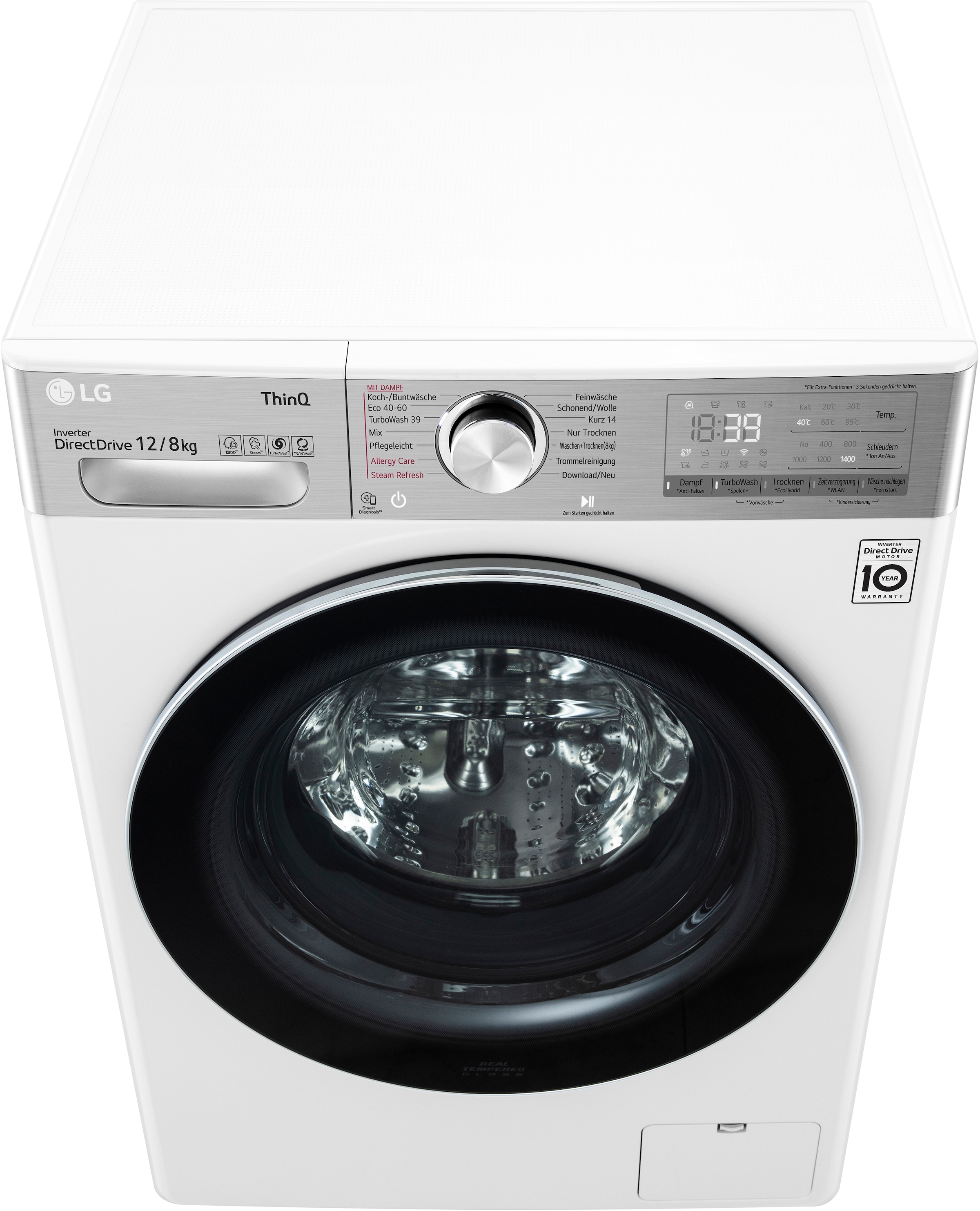 LG Waschtrockner »V9WD128H2«, TurboWash® - Minuten | nur Waschen online BAUR bestellen in 39