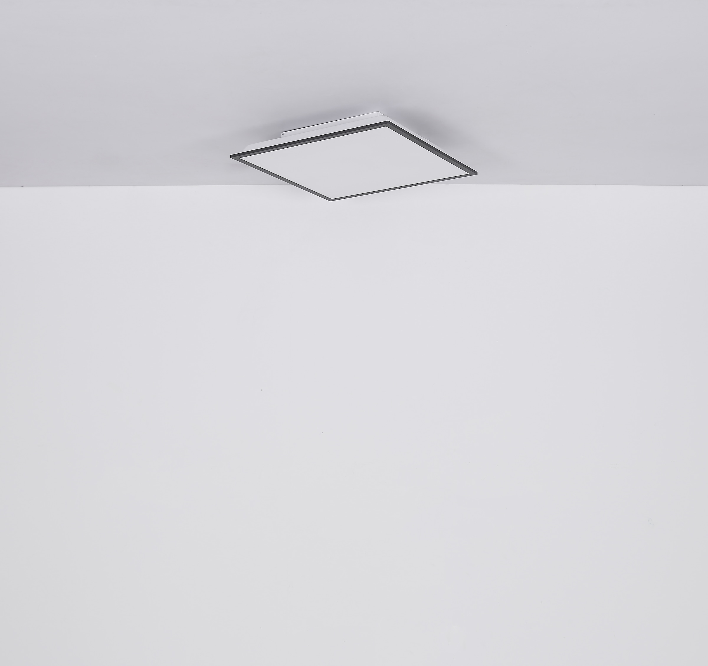 GLOBO LIGHTING LED Deckenleuchte »DORO«, Leuchtmittel LED-Modul | LED fest integriert, Deckenlampe/holzoptik/quadratisch/Wohnzimmer/Schlafzimmer