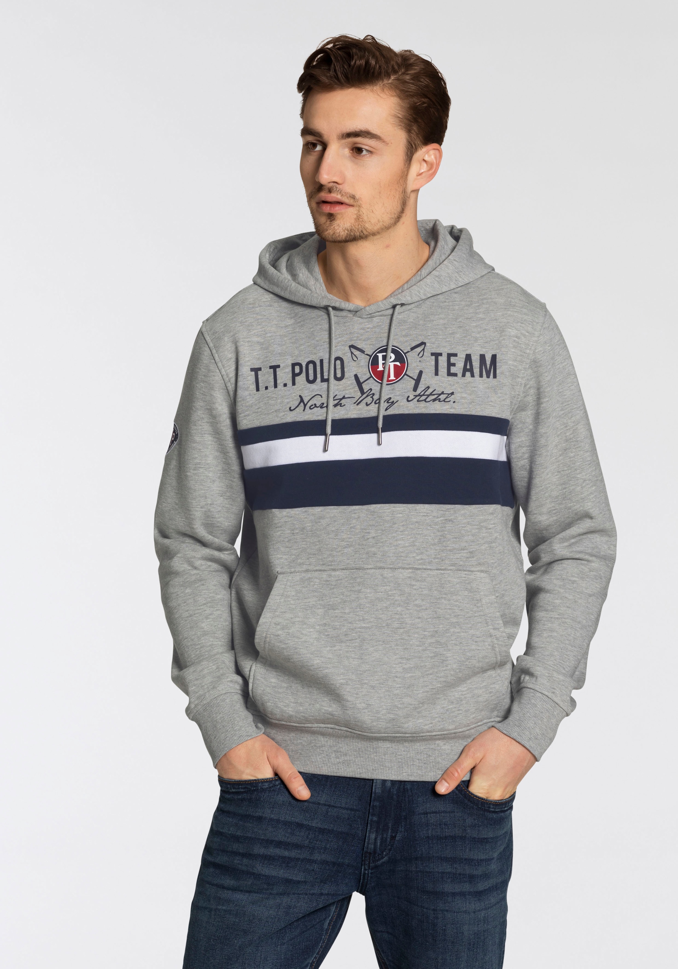 TOM TAILOR Polo Team Kapuzensweatshirt, mehrfarbig ▷ kaufen | BAUR